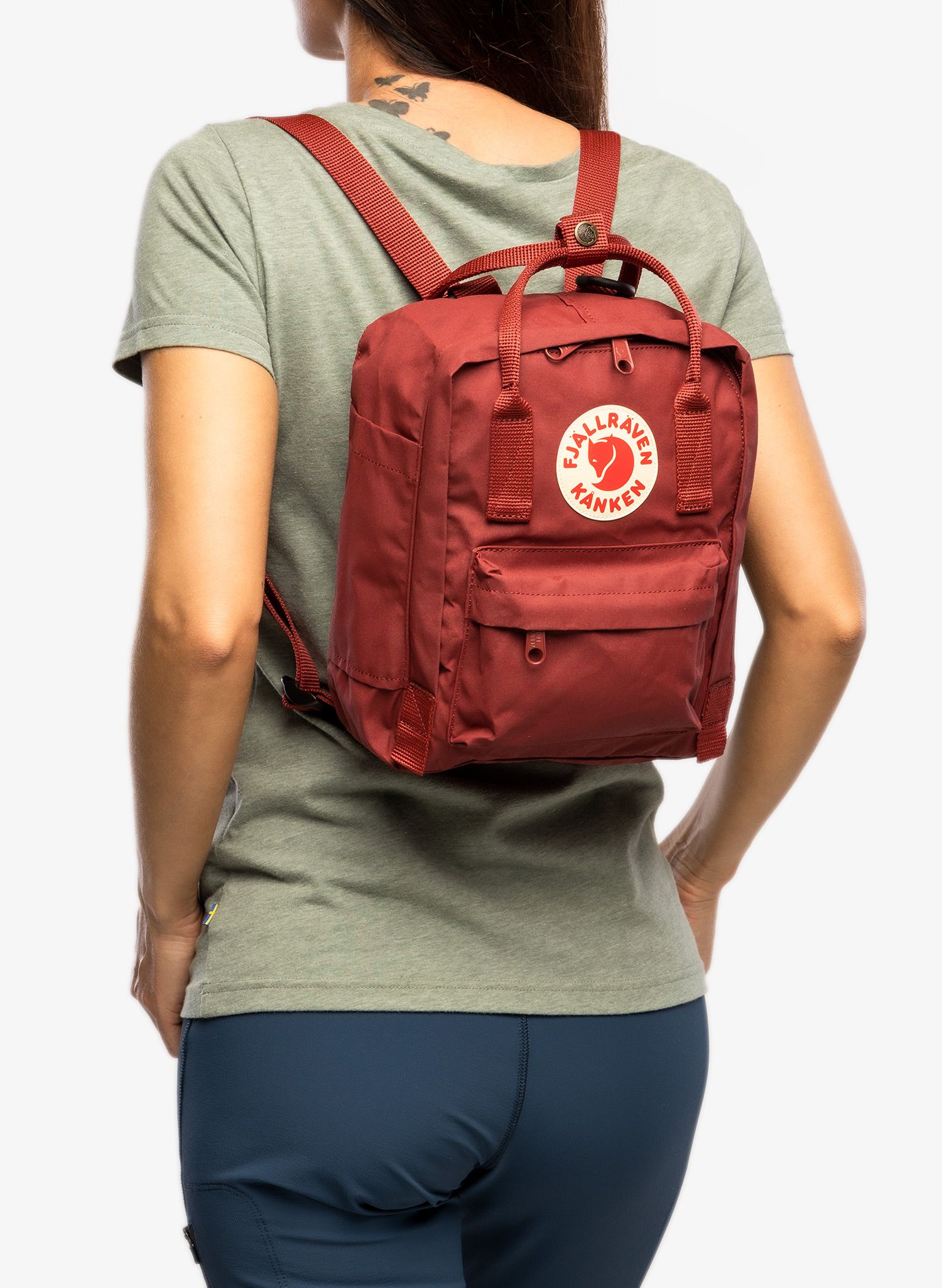 Miesto kuprinė Fjallraven Kanken Mini - ox red