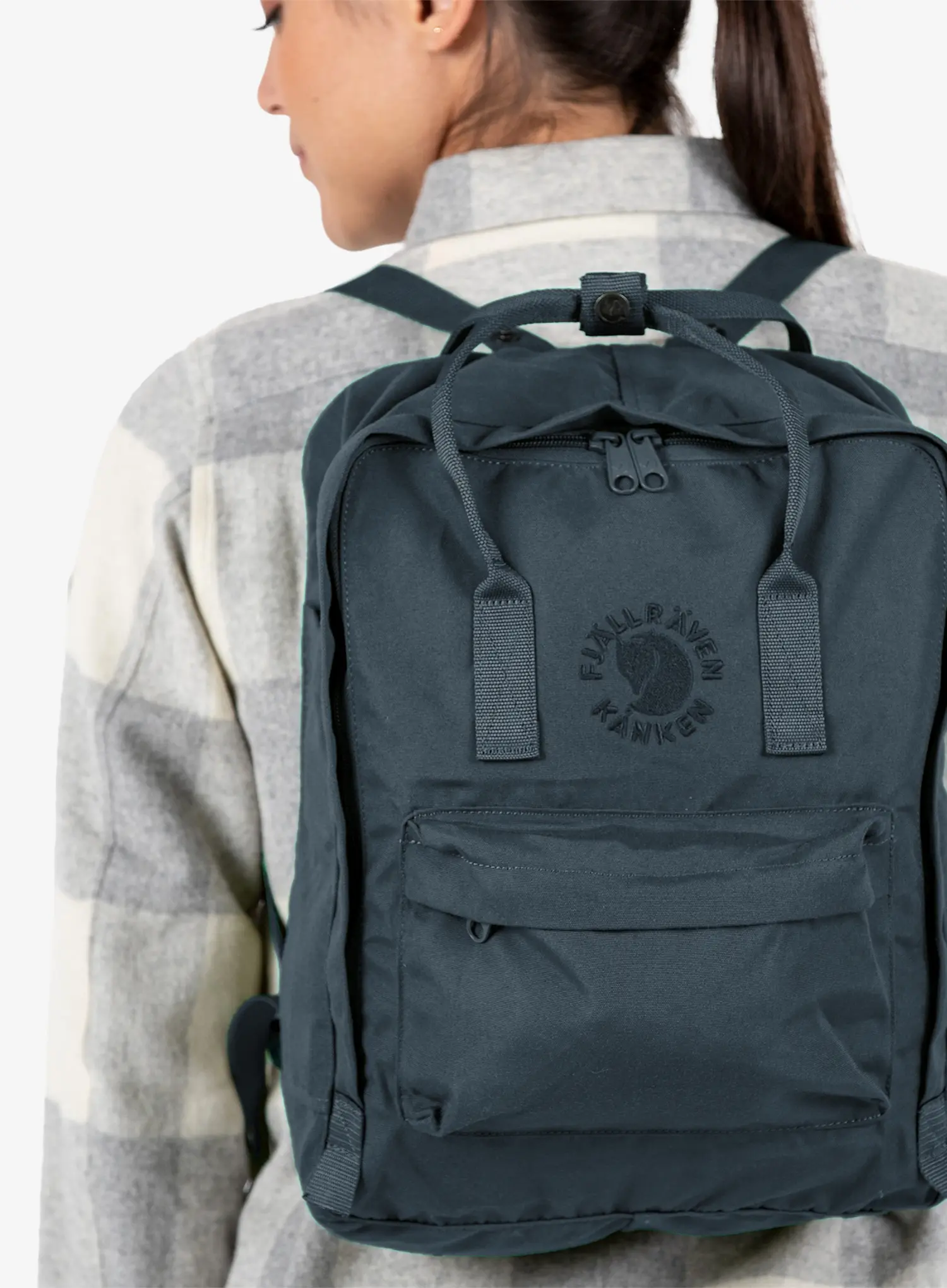 Miesto kuprinė Fjallraven Re-Kanken - navy