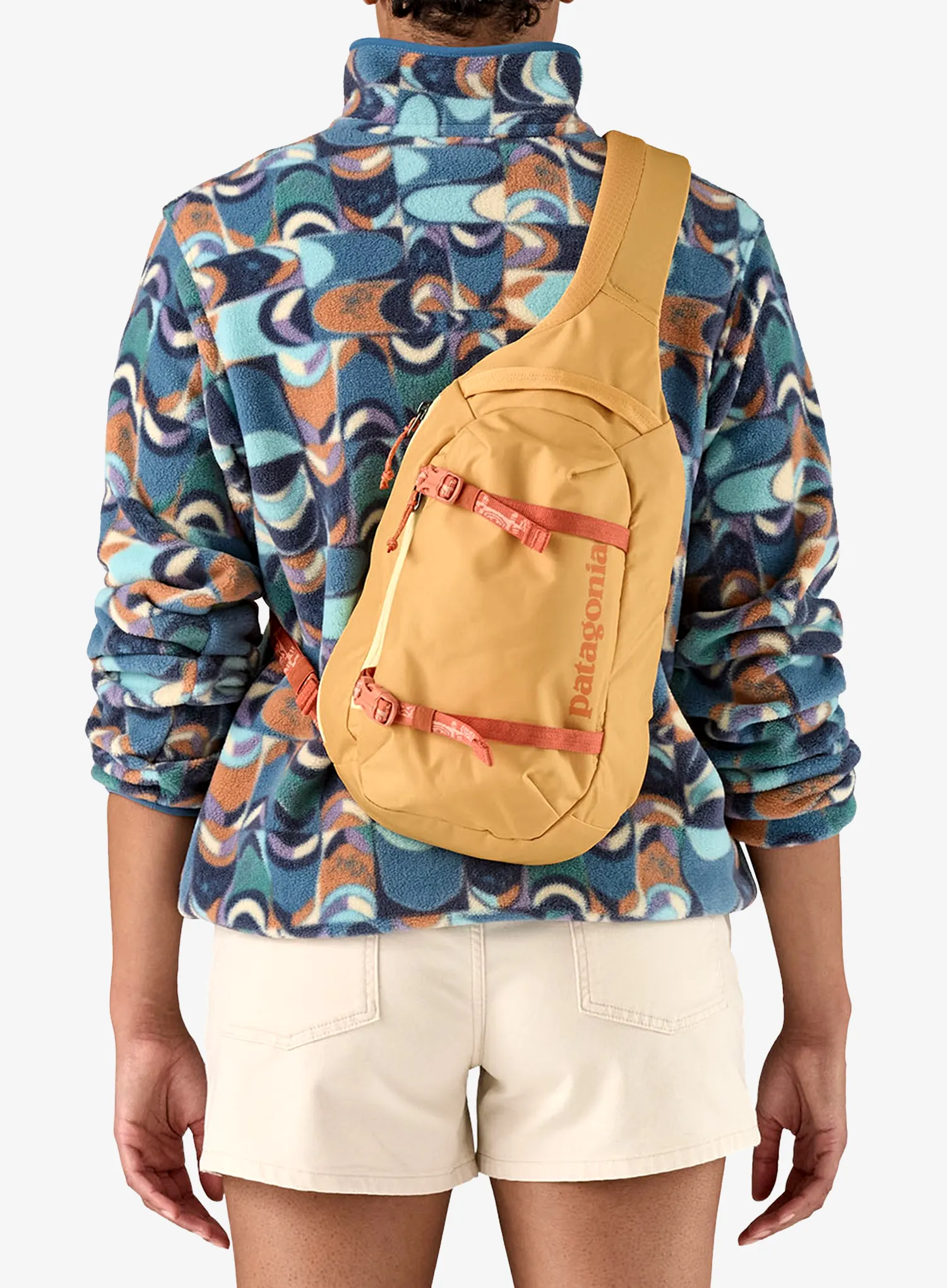 Miesto kuprinė Patagonia Atom Sling 8L - mount breeze/buttercup yellow