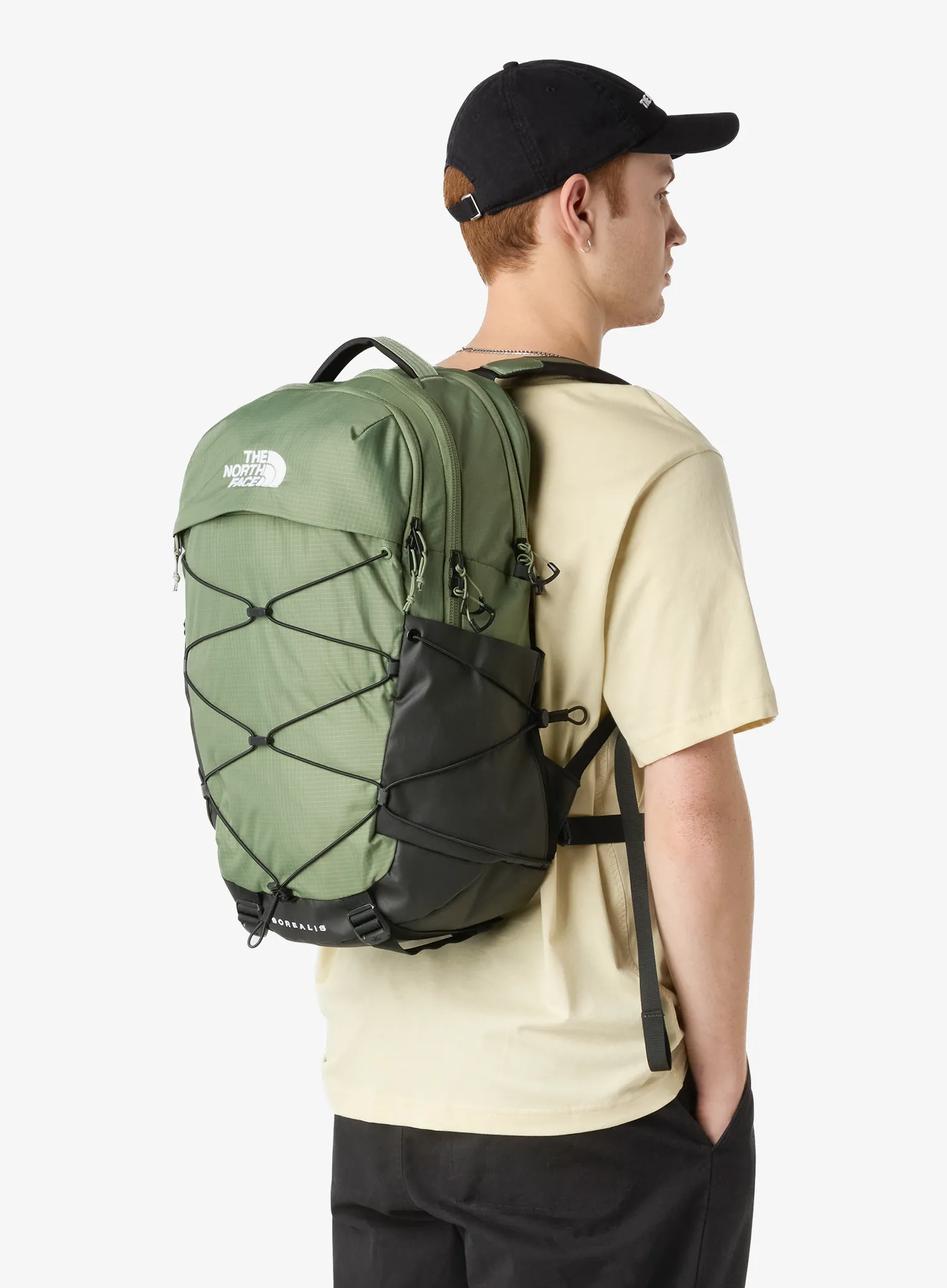 Miesto kuprinė The North Face Borealis - bark mist/tnf black