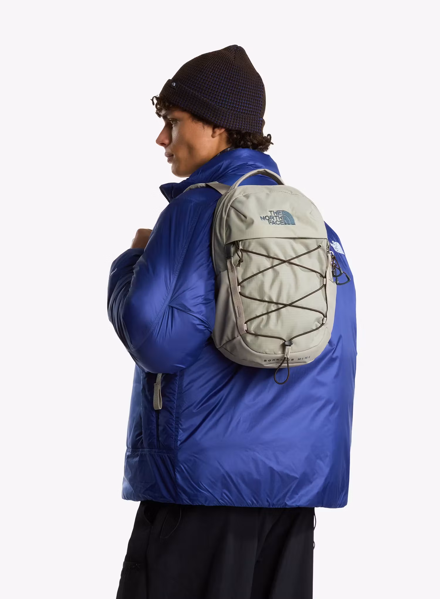 Miesto kuprinė The North Face Borealis Mini Backpack - stone slab/dark chestnut