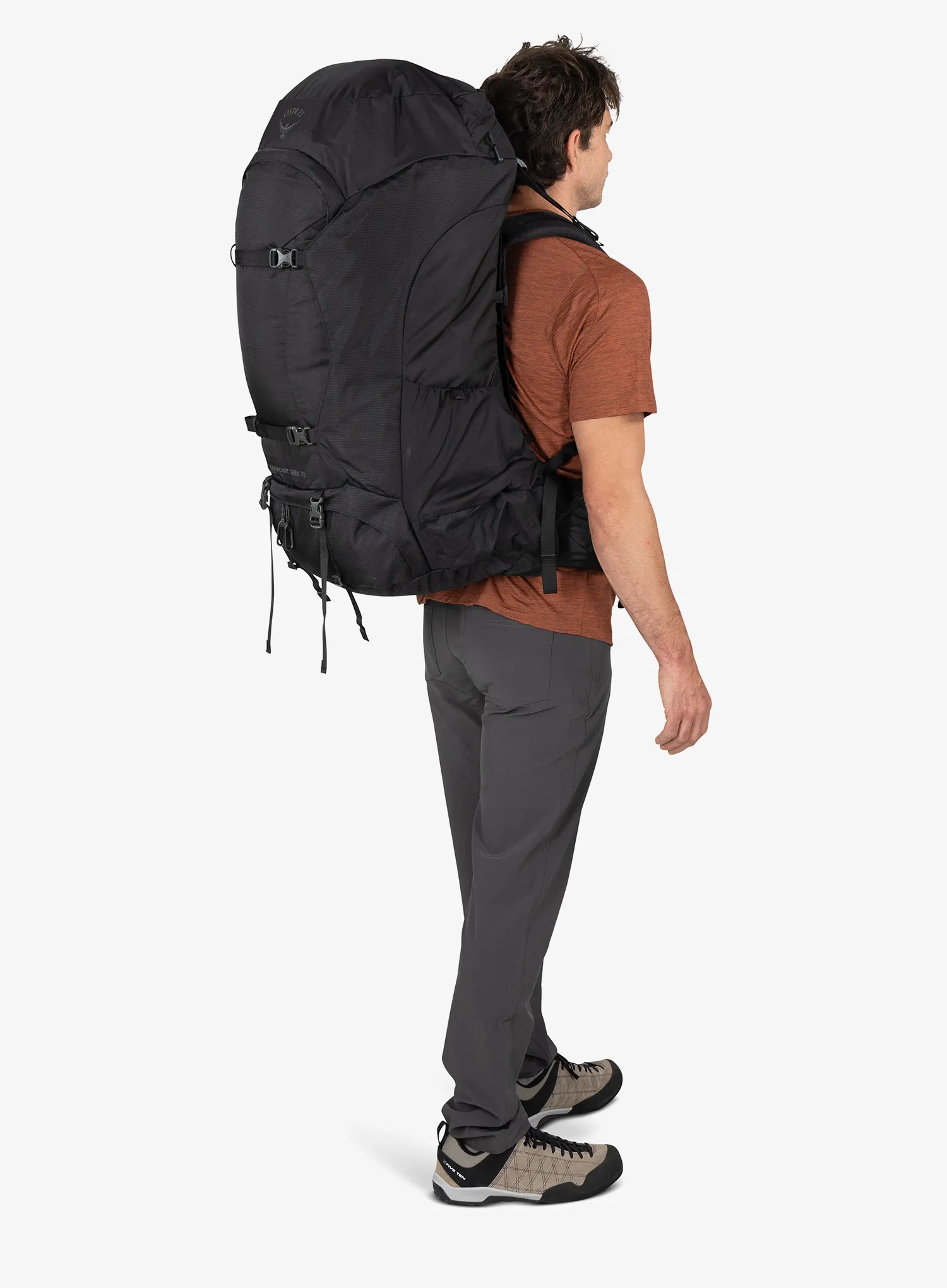 Kelioninė kuprinė Osprey Farpoint Trek 70 - black/black