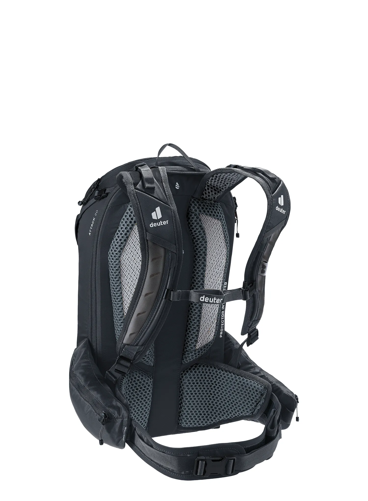 Dviratininko kuprinė Deuter Attack 20 - black