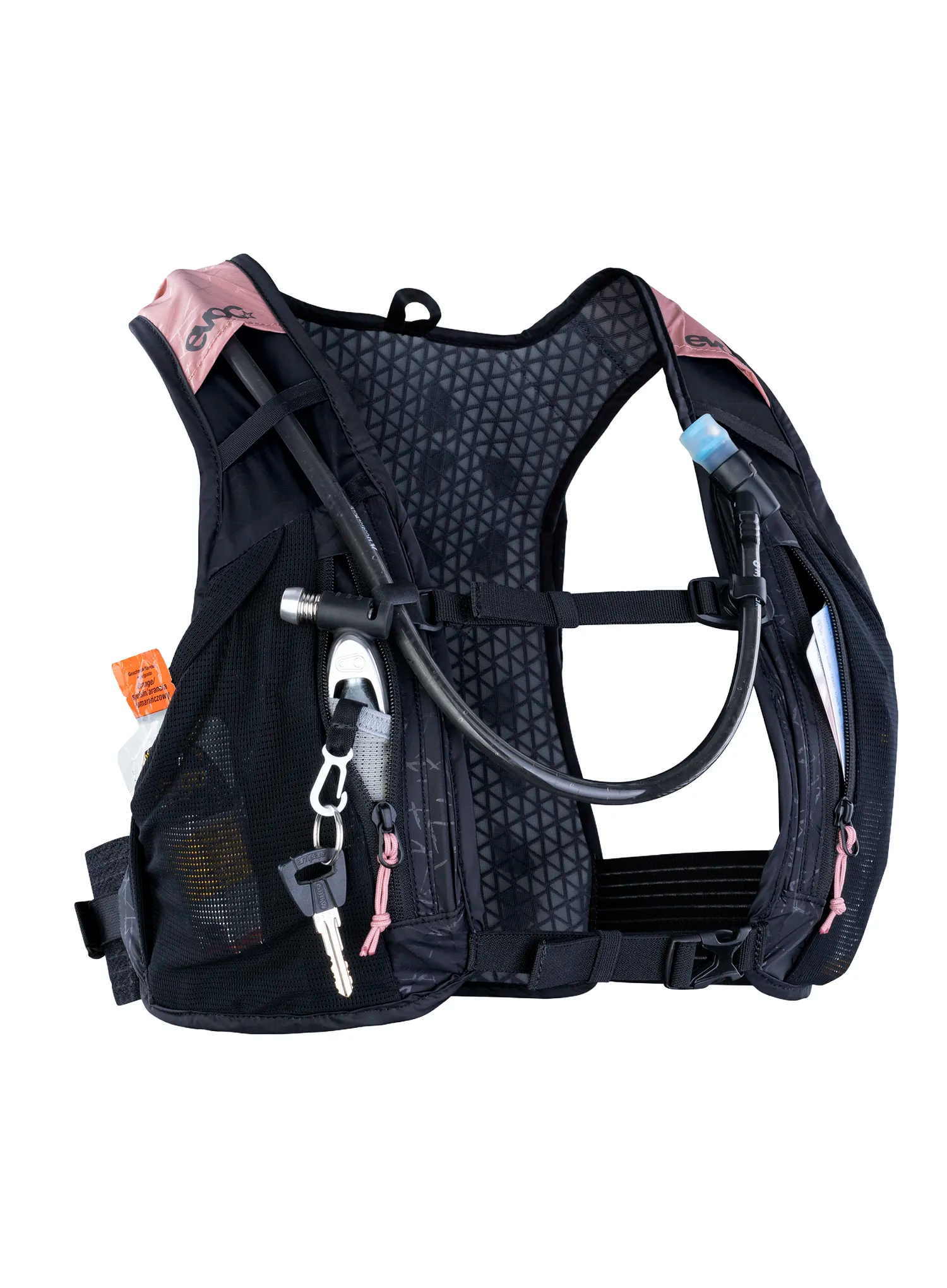 Dviratininko kuprinė Evoc Hydro Pro 6 + Hydration Bladder 1,5 - dusty pink/black