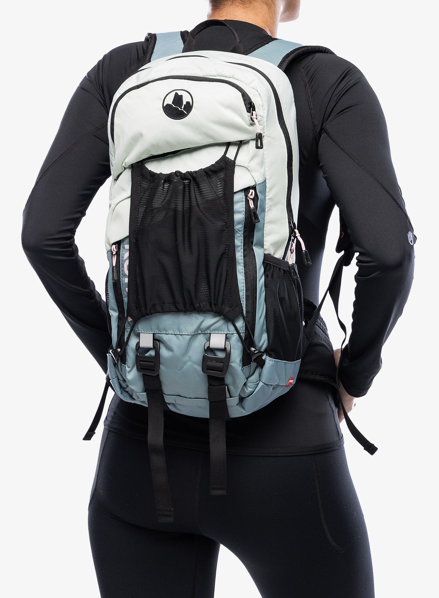 Dviratininko kuprinė Kohla Challenger 16L - stormy sea/milky green