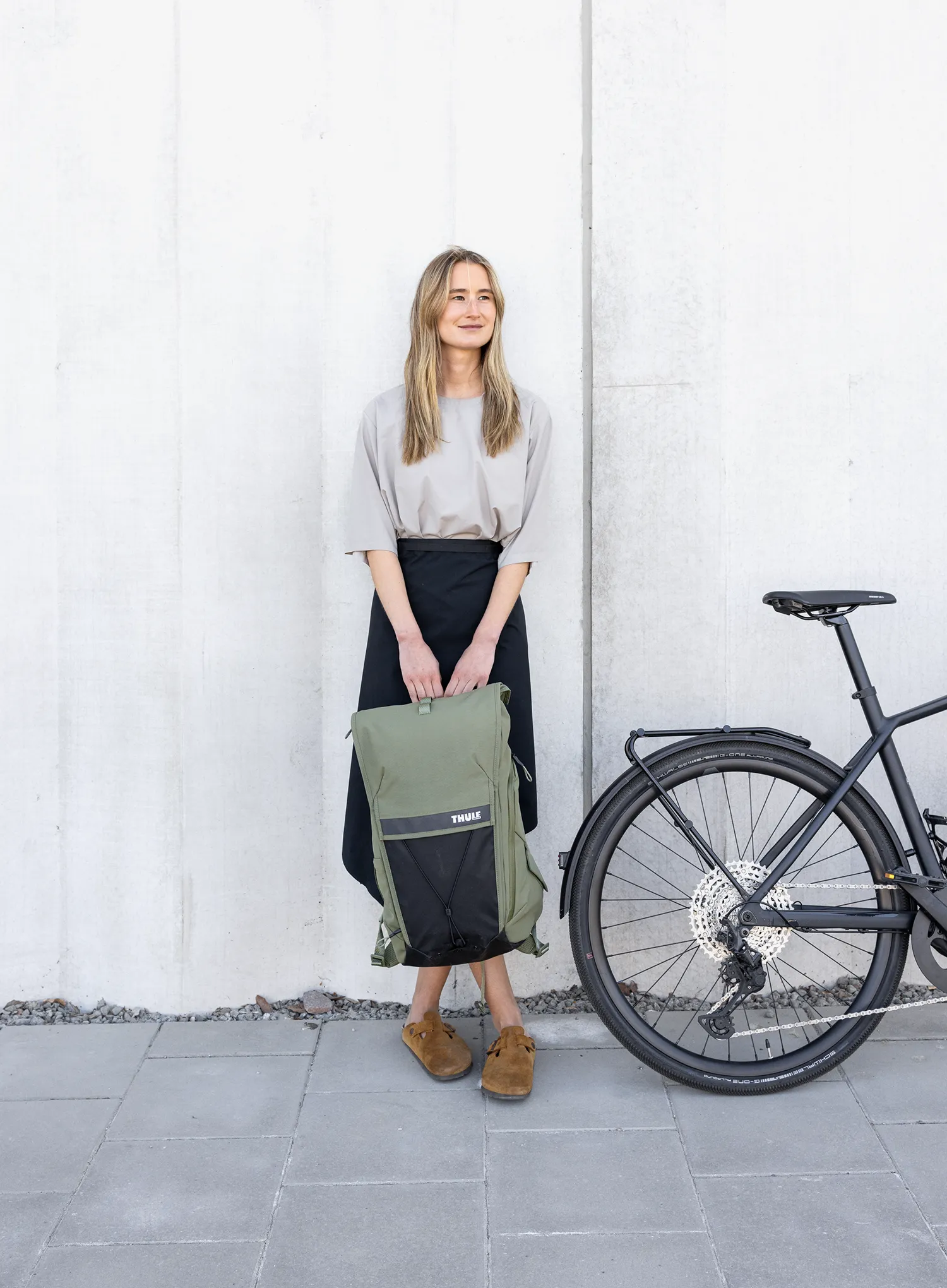 Dviratininko kuprinė Thule Paramount Commuter Backpack 20L - soft green