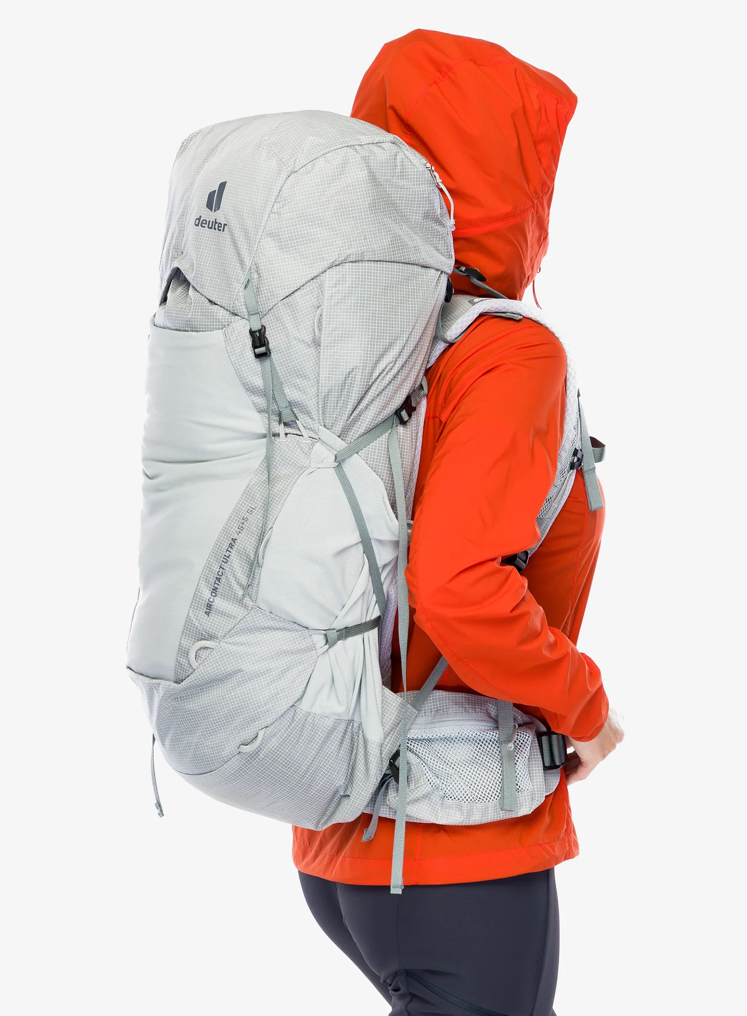 Turistinė kuprinė moterims Deuter Aircontact Ultra 45 + 5 SL - tin/shale