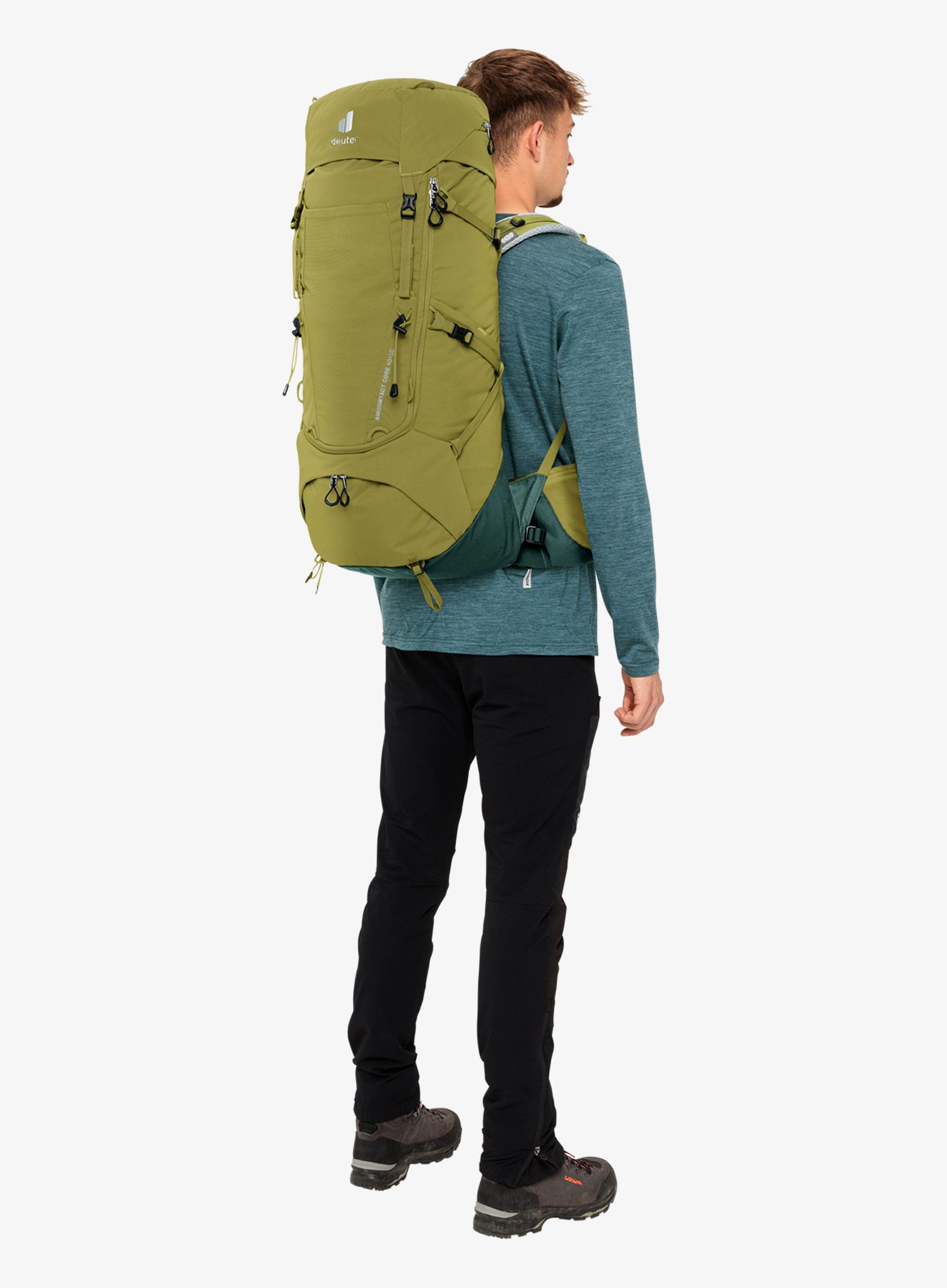 Turistinė kuprinė Deuter Aircontact Core 40+10 - cactus/ivy