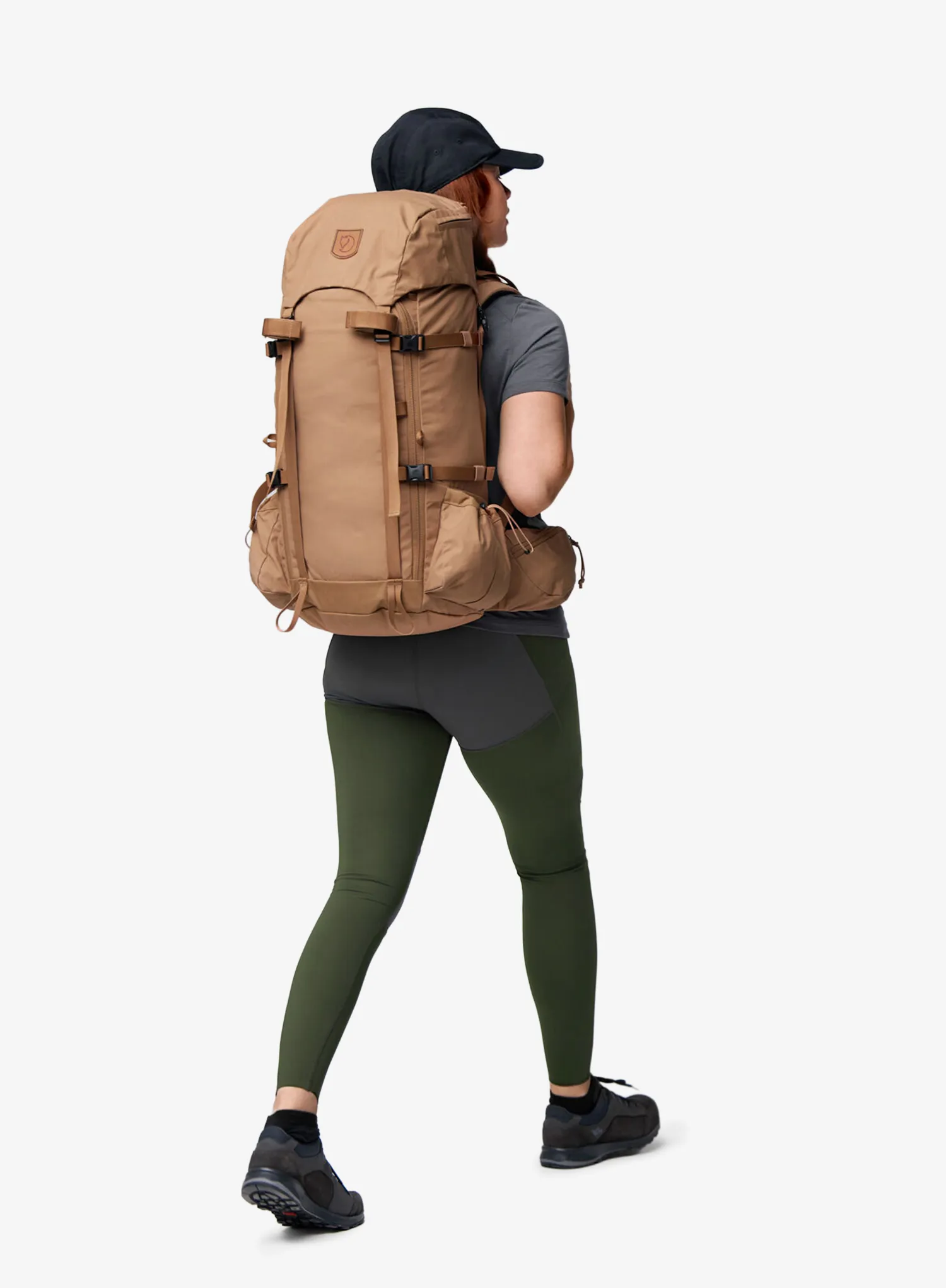 Turistinė kuprinė Fjallraven Kajka 35 - khaki dust