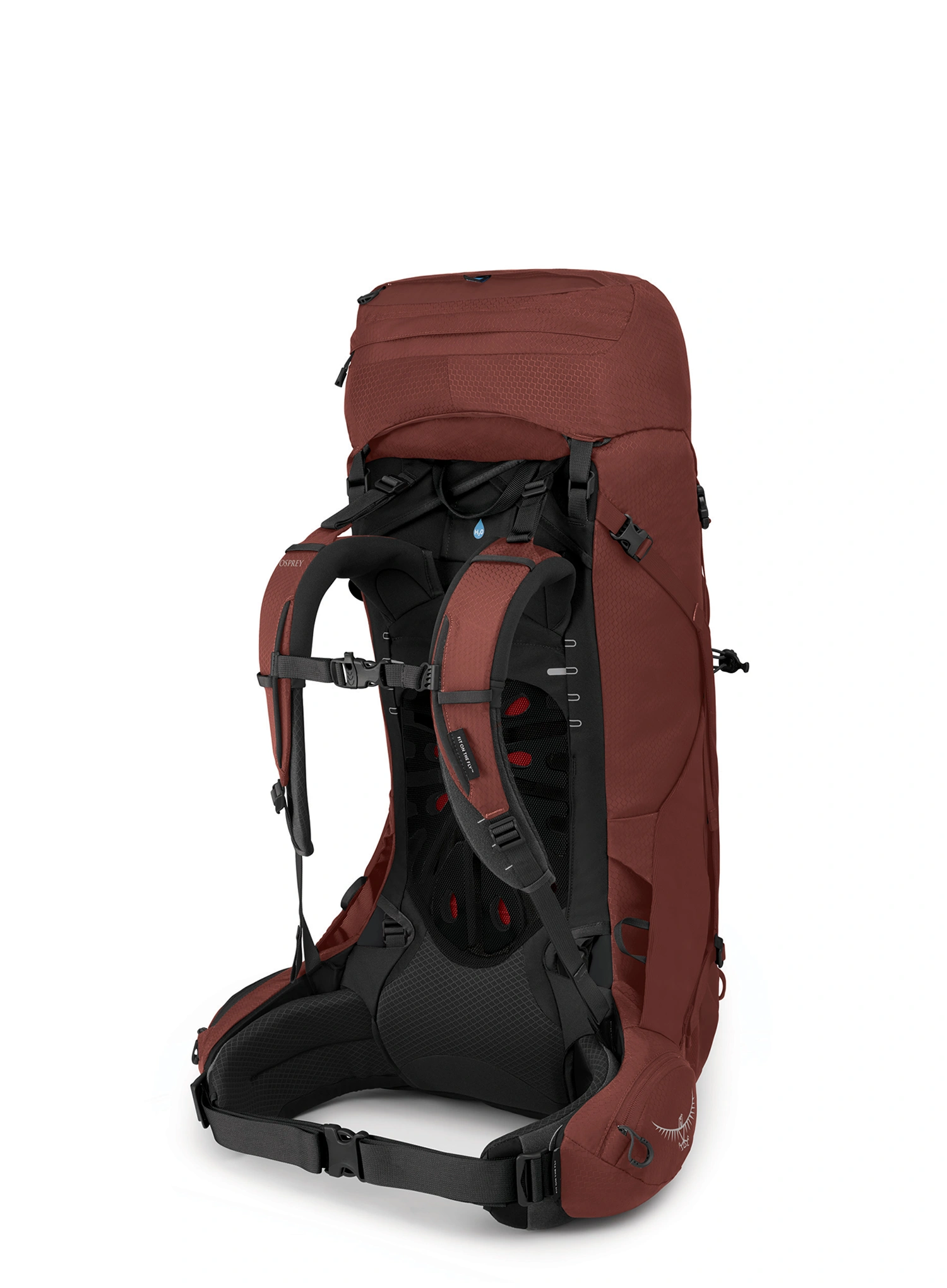 Turistinė kuprinė Osprey Aether 55 - deep acorn red