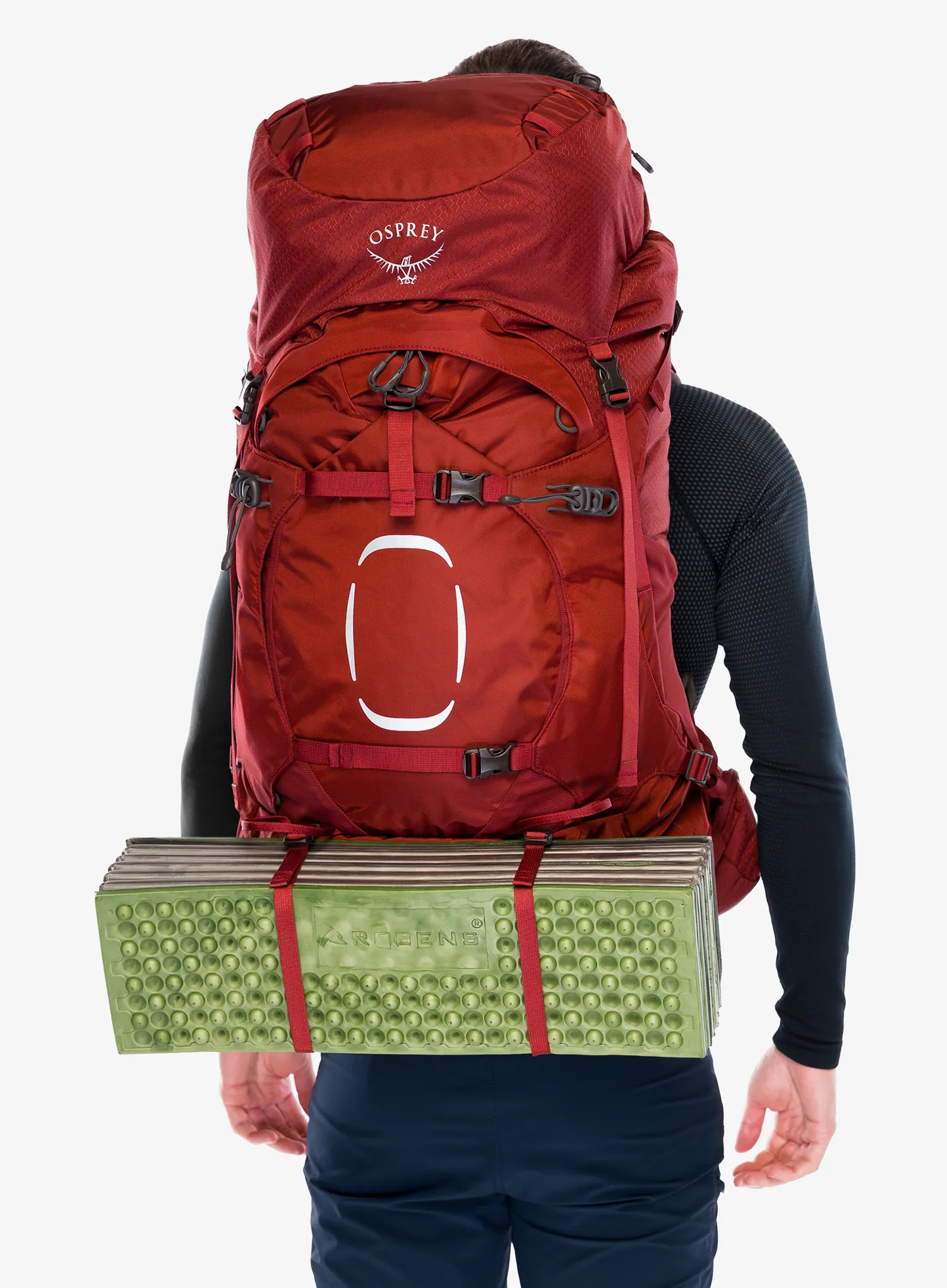 Turistinė kuprinė Osprey Aether 65 - deep acorn red