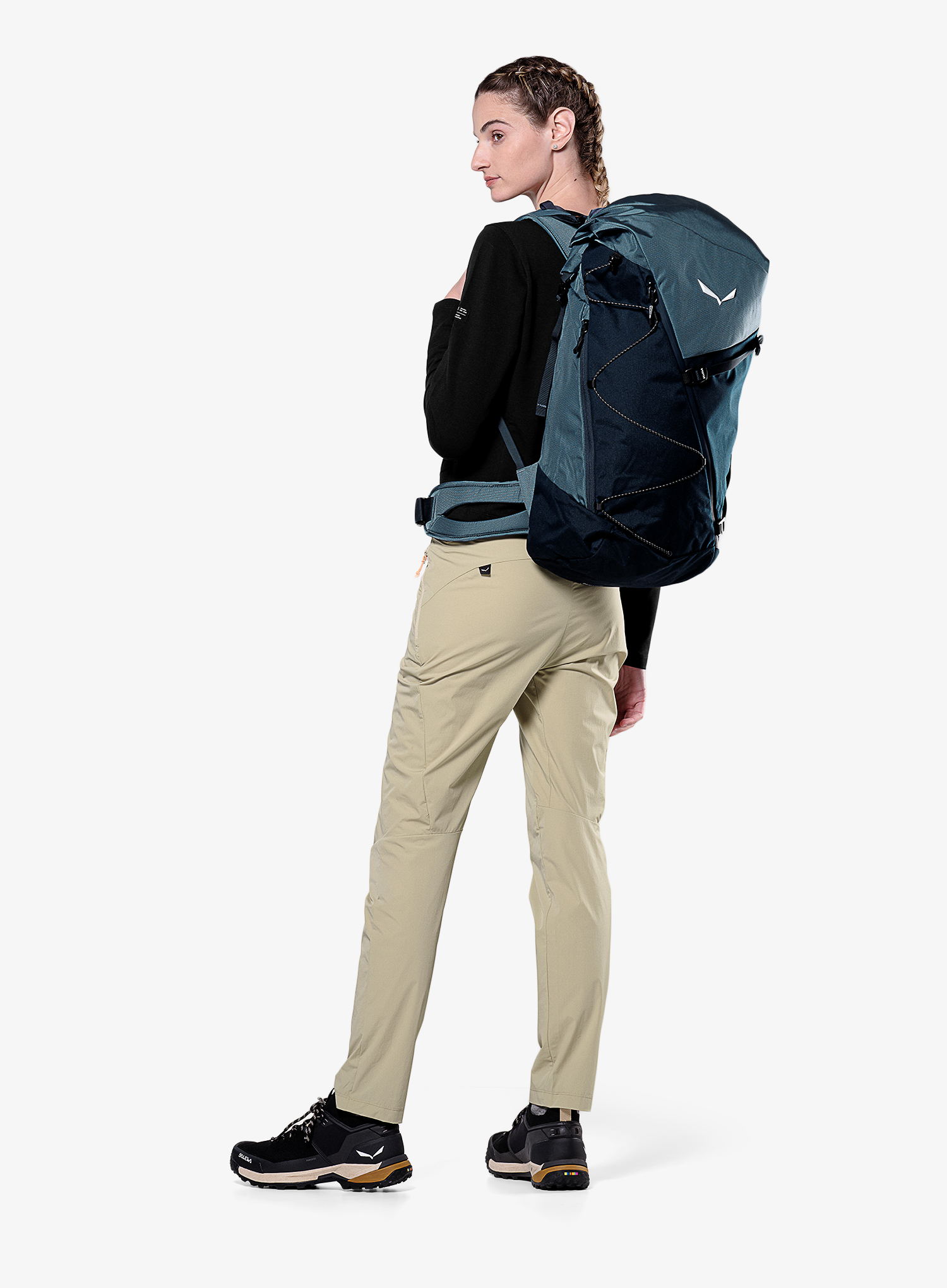 Moteriška turistinė kuprinė Salewa Puez 40+5L - navy blazer/java blue
