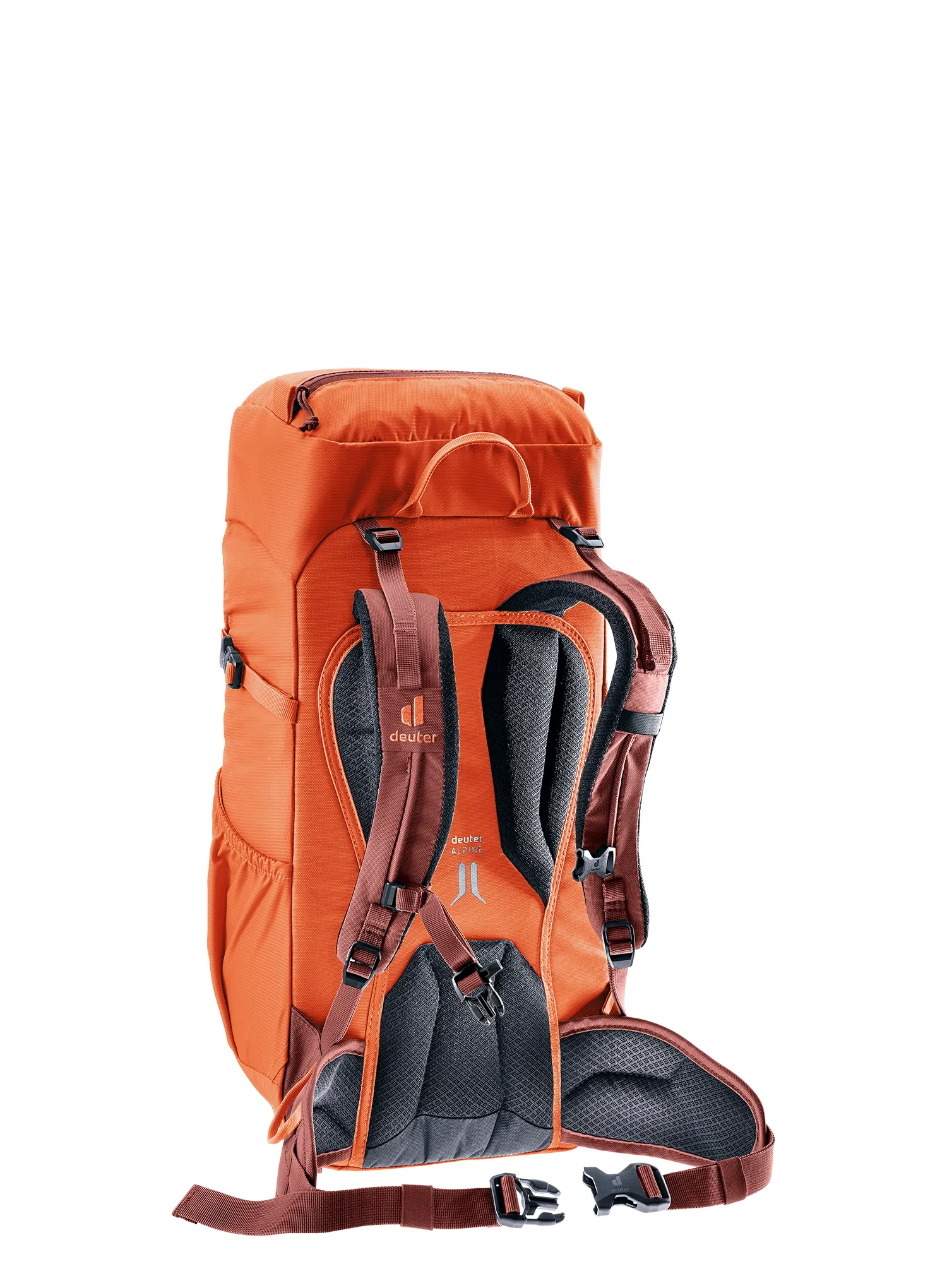 Turistinė kuprinė vaikui Deuter Climber 22 - papaya/redwood