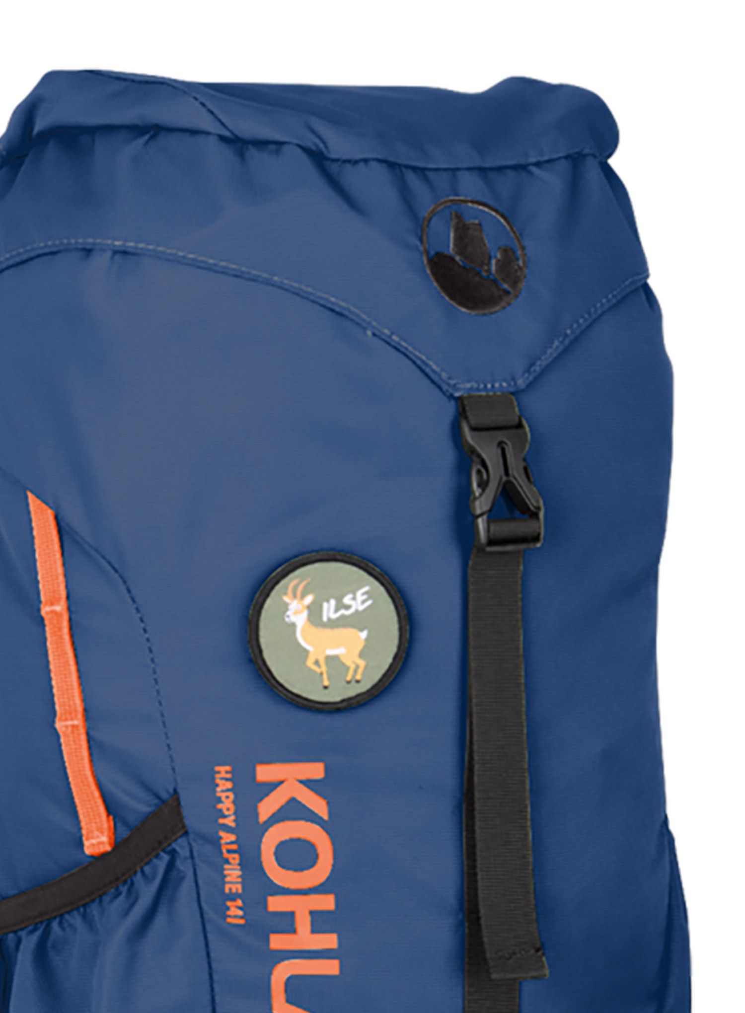 Turistinė kuprinė vaikui Kohla Happy Alpine 14L - navy peony/red orange