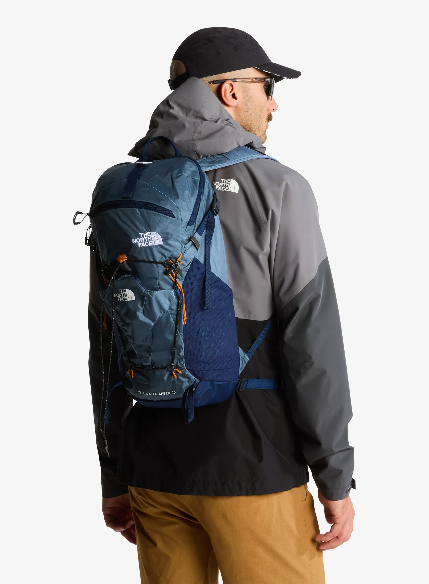 Turistinė kuprinė The North Face Trail Lite Speed 20 - grey/navy/orange