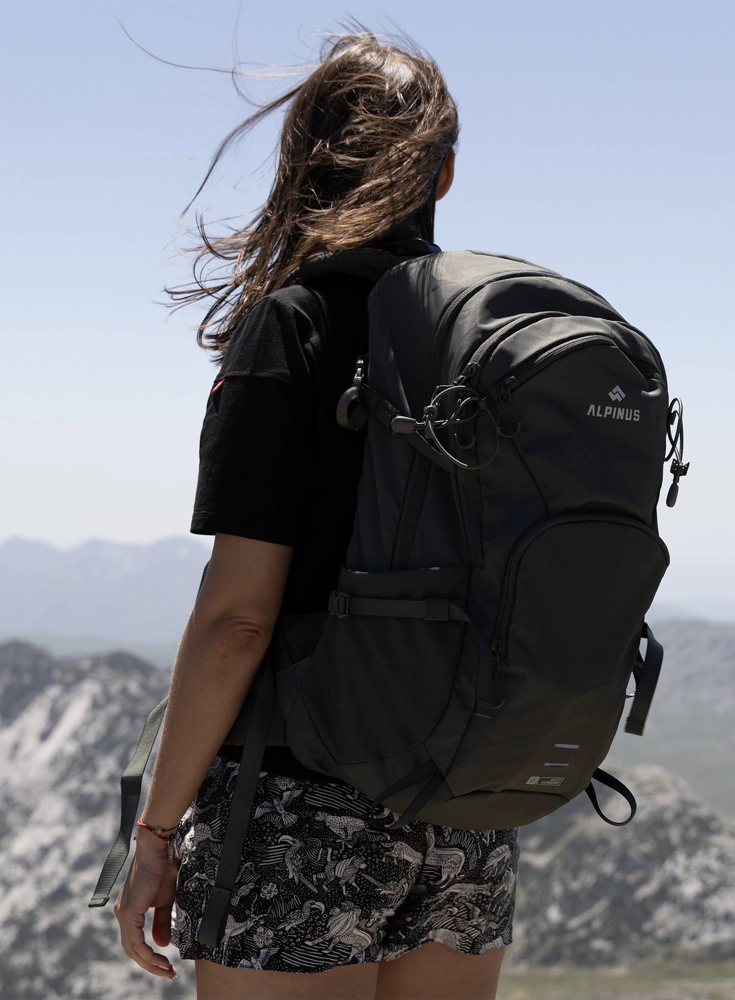 Kuprinė su atkeltu tinkleliu Alpinus Ornak 30 - sage