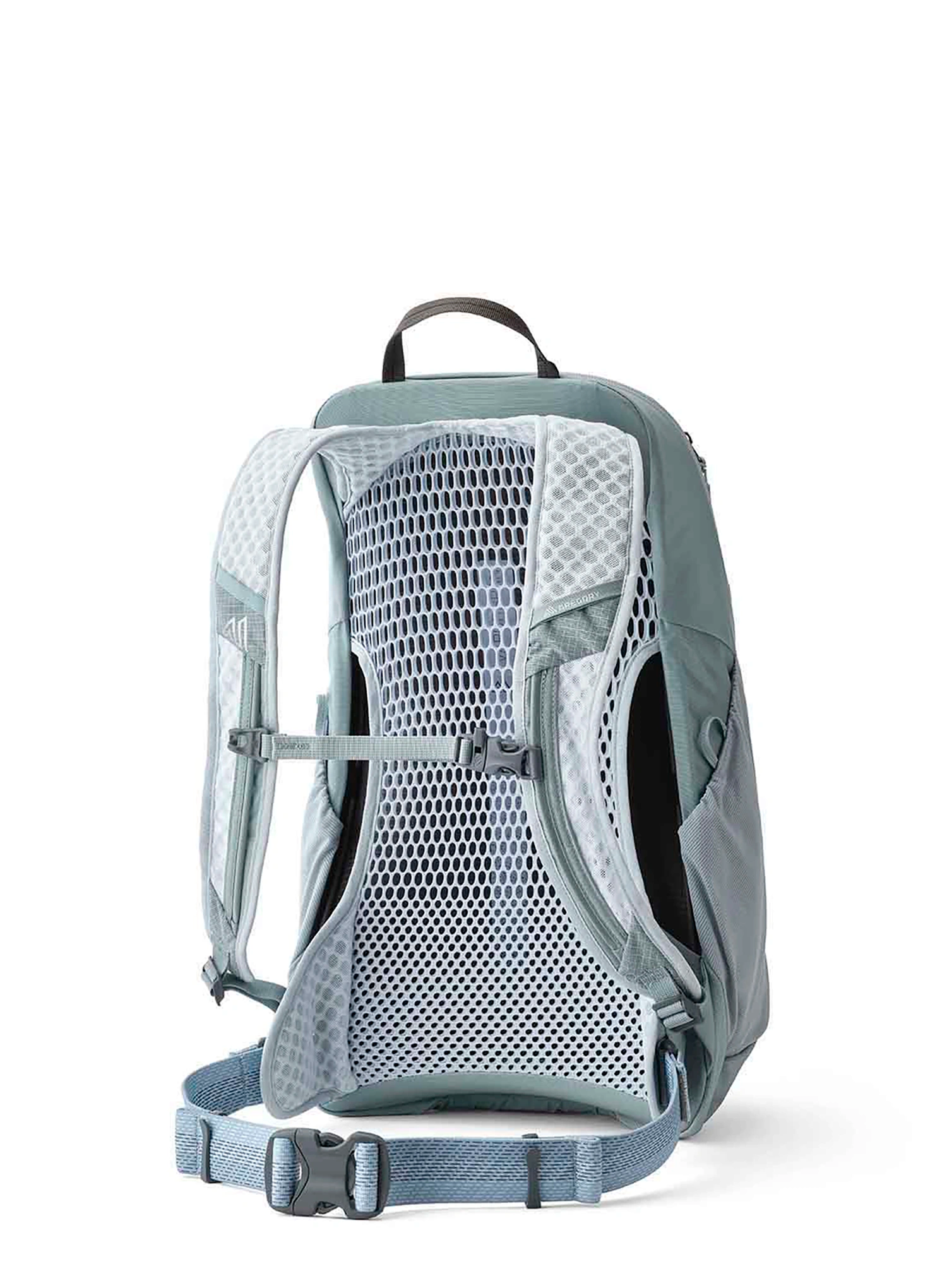 Kuprinė su atkeltu tinkleliu Gregory Arrio 20 - sage grey