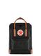 Kuprinė Fjallraven Kanken Rainbow - black/rainbow pattern
