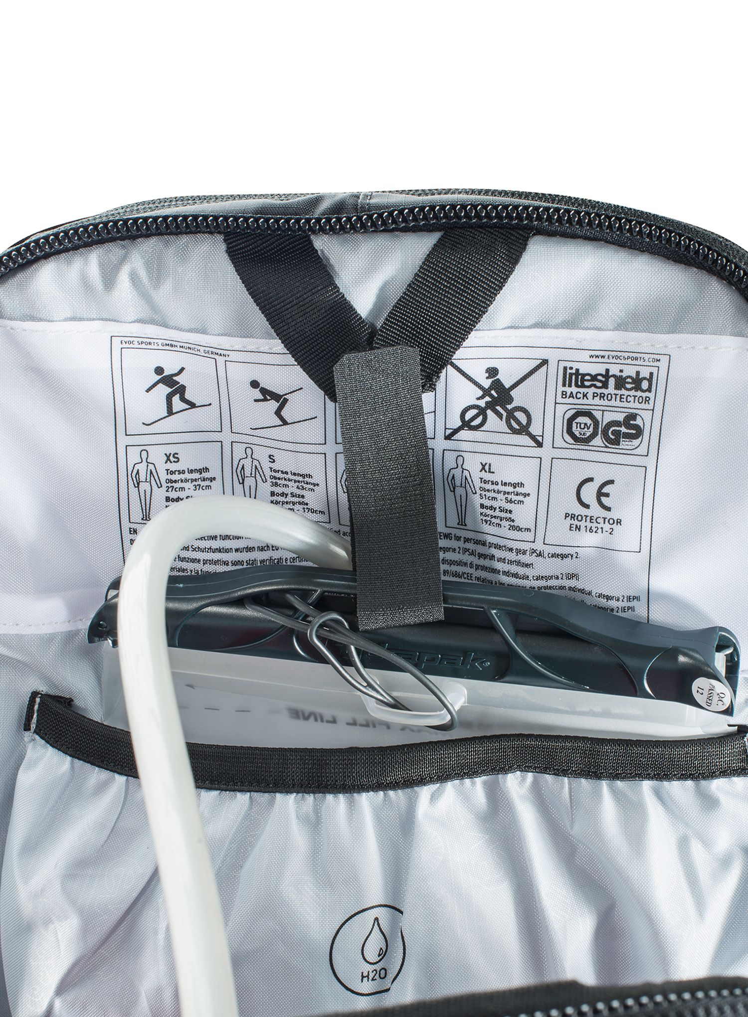 Dviratininko kuprinė Evoc FR Trail Blackline 20 - black