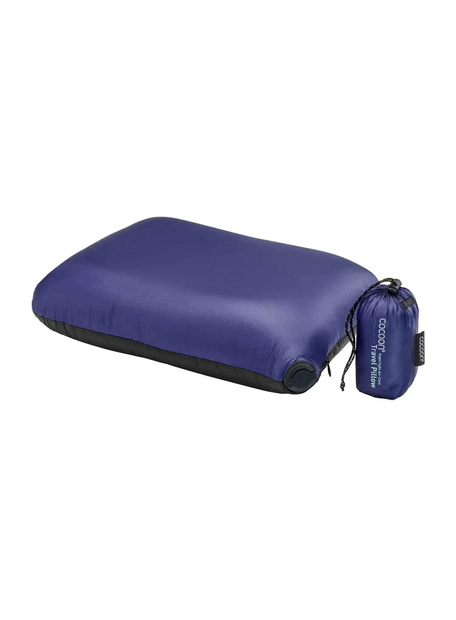 Pagalvė Cocoon Air-Core Pillow - Microlight - black/dark blue