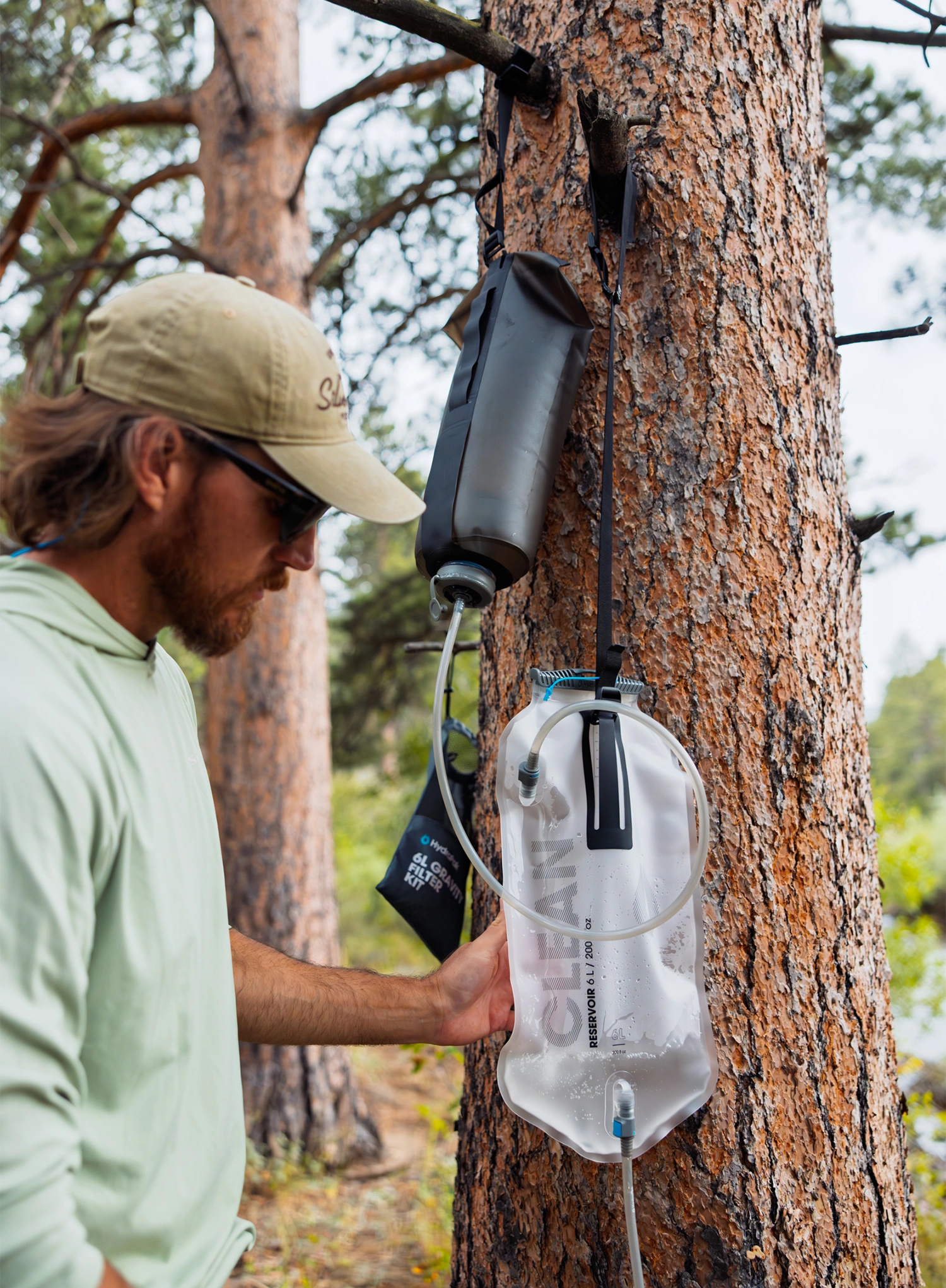 Talpa vandeniui HydraPak Seeker+ Gravity Filter Kit - mammoth grey
