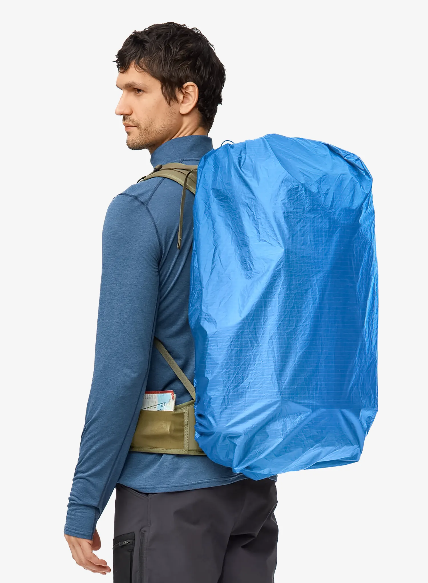 Kuprinės užvalkalas Fjallraven Rain Cover Latt 45-50 - un blue