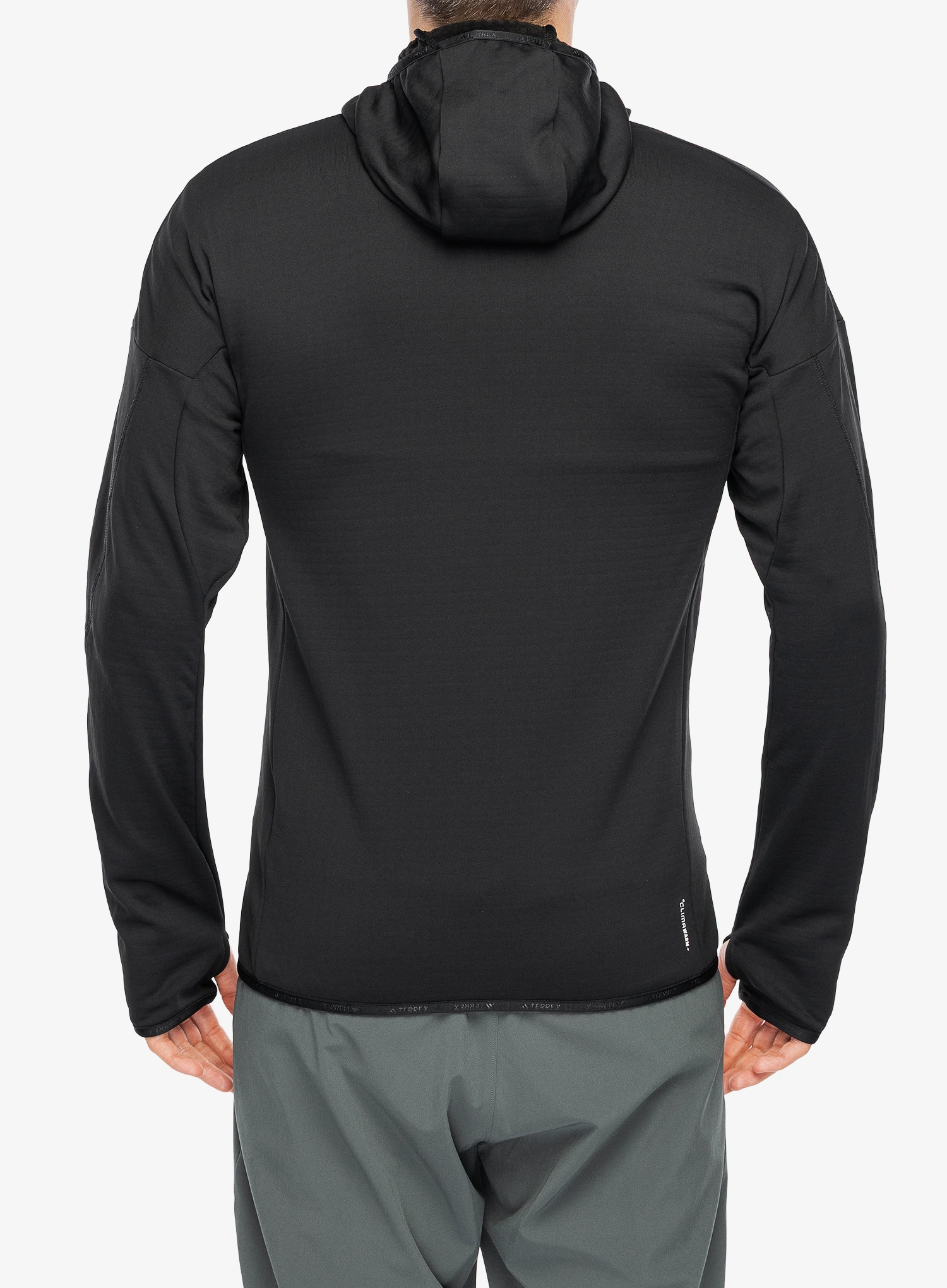 Flisinė striukė adidas TERREX Techrock CLIMAWARM+ Wind Hooded Fleece Jacket - black