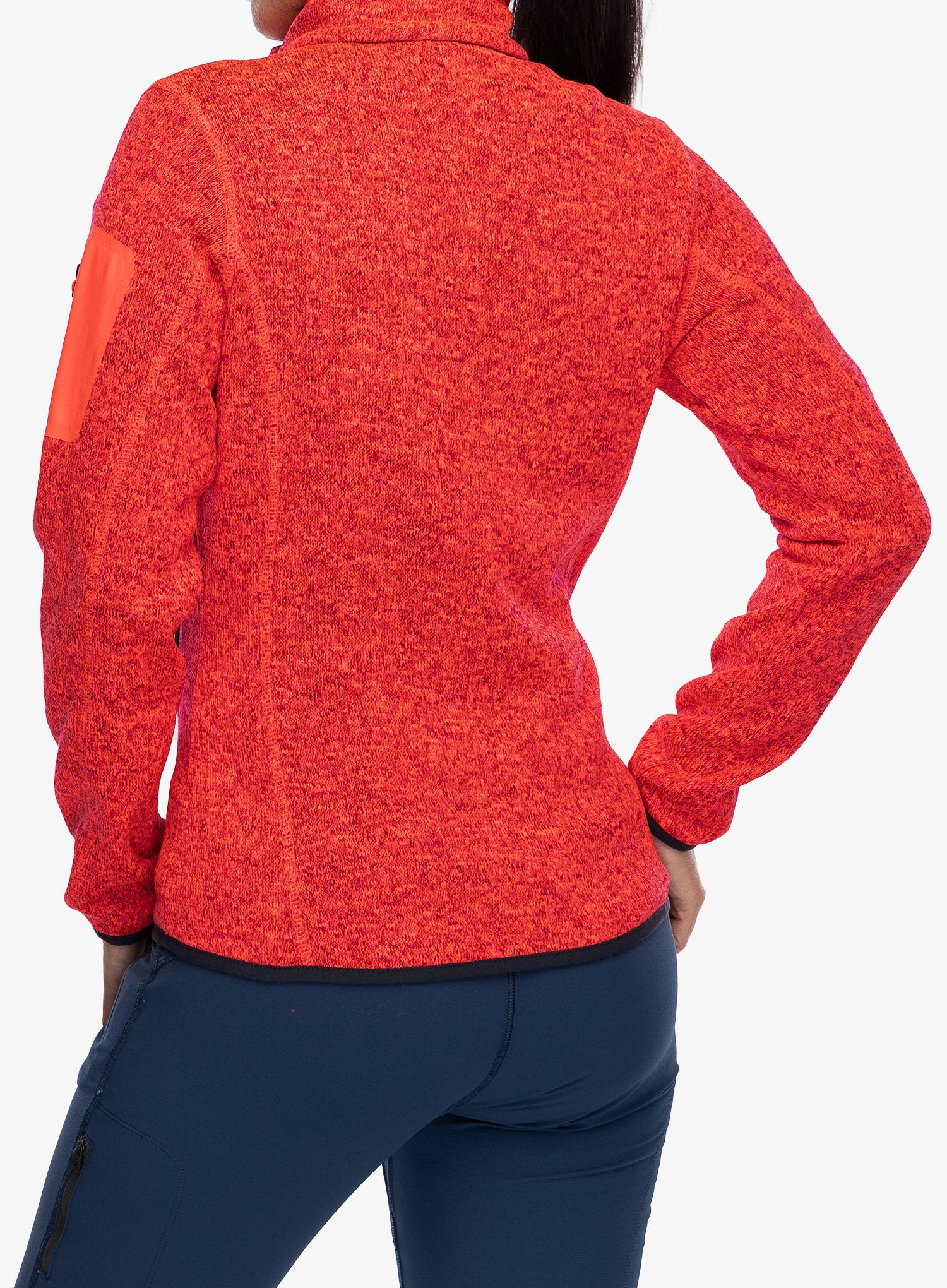 Moteriškas flisas CMP Haze Jacket - redfluo/antracite