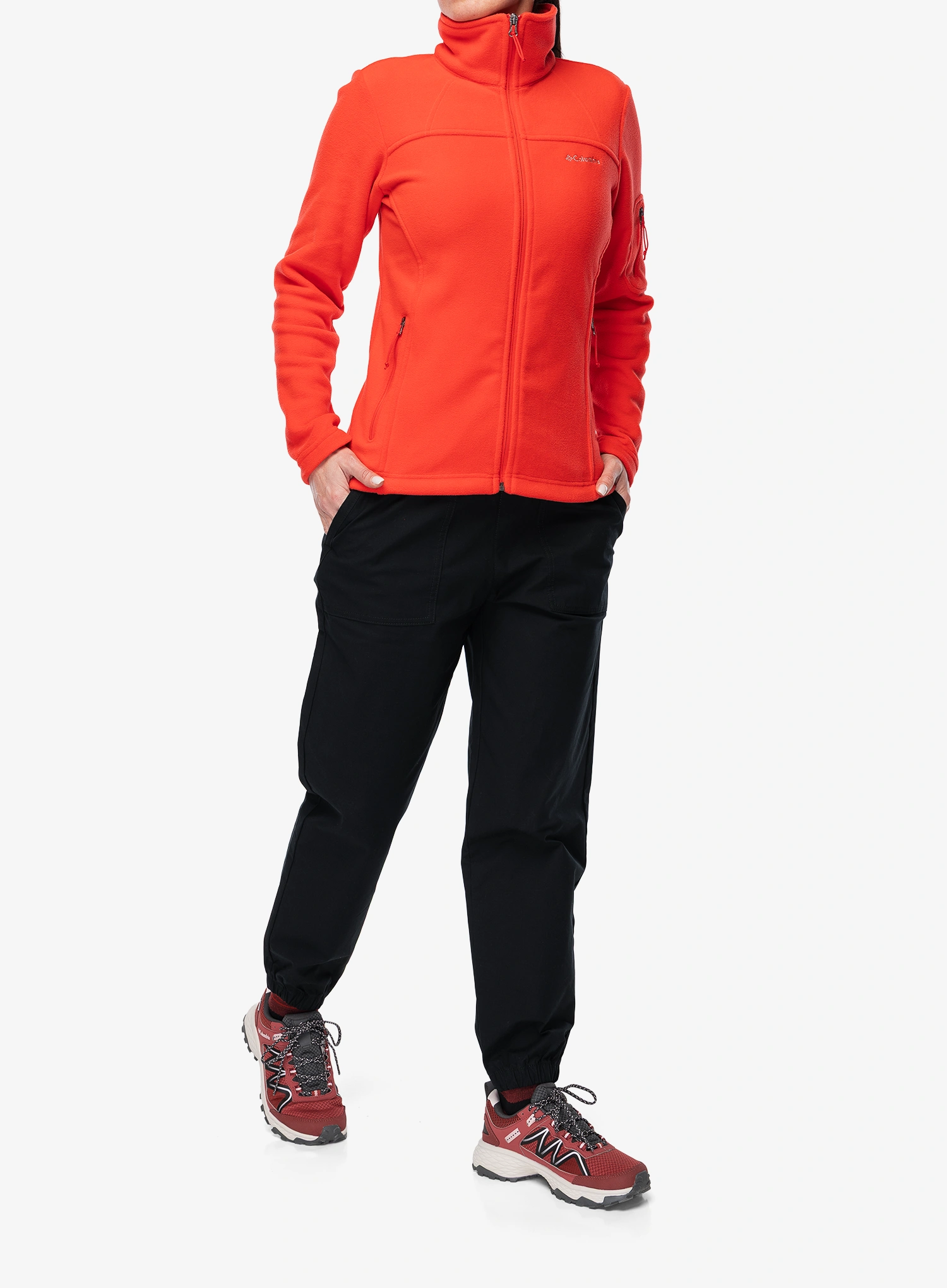 Moteriškas flisas Columbia Fast Trek II Jacket - poppy red