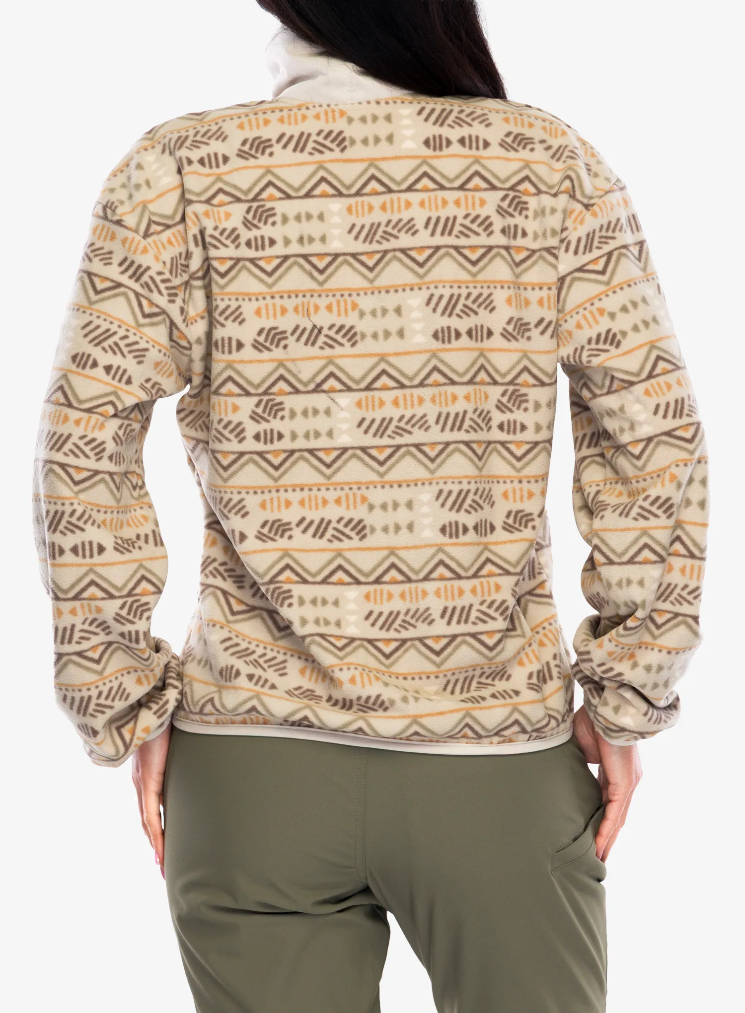 Moteriškas flisas Columbia Sequoia Grove Printed Half Zip - dark stone horizons