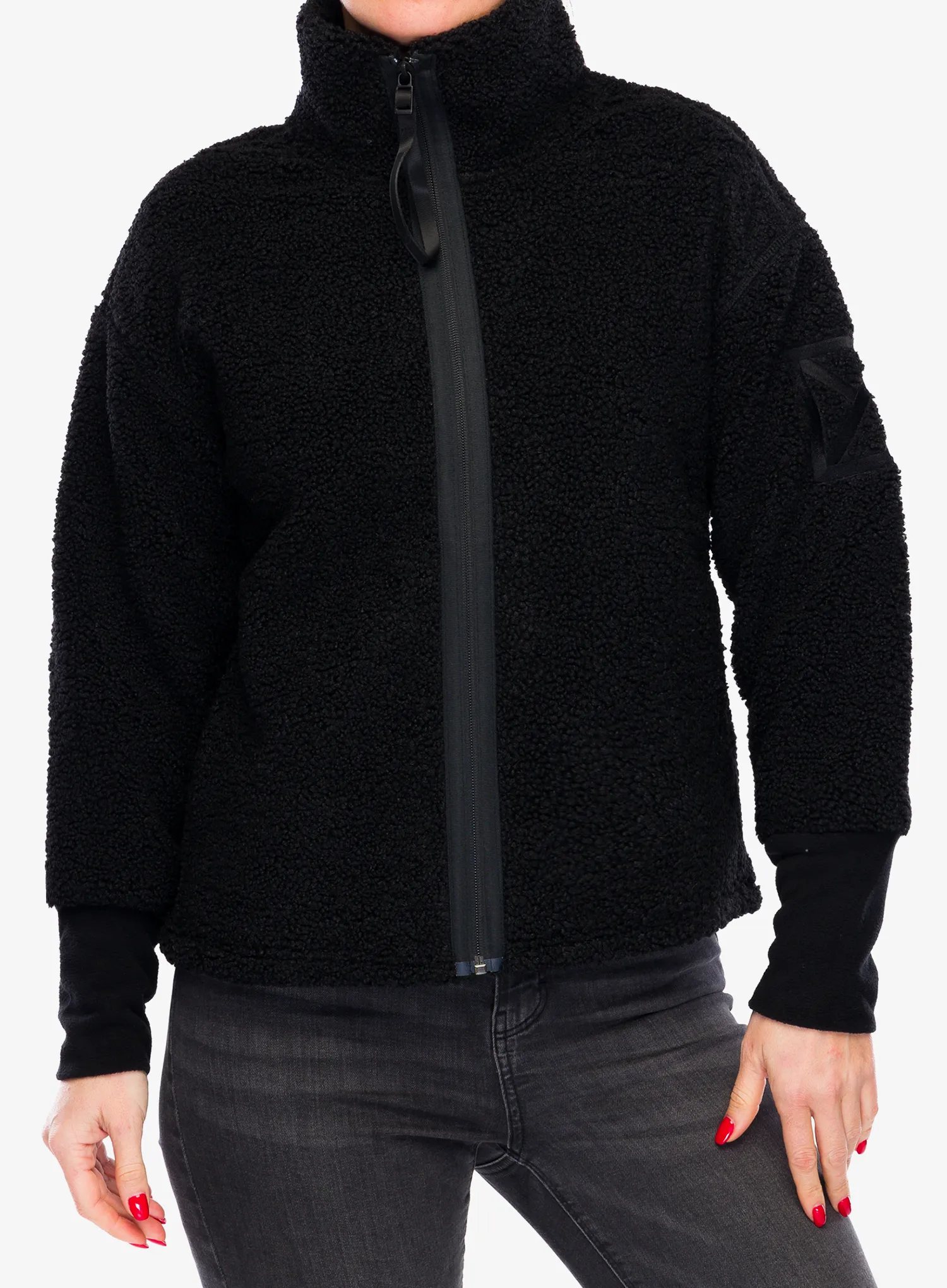 Moteriškas flisas Didriksons Mella Full Zip 3 - black