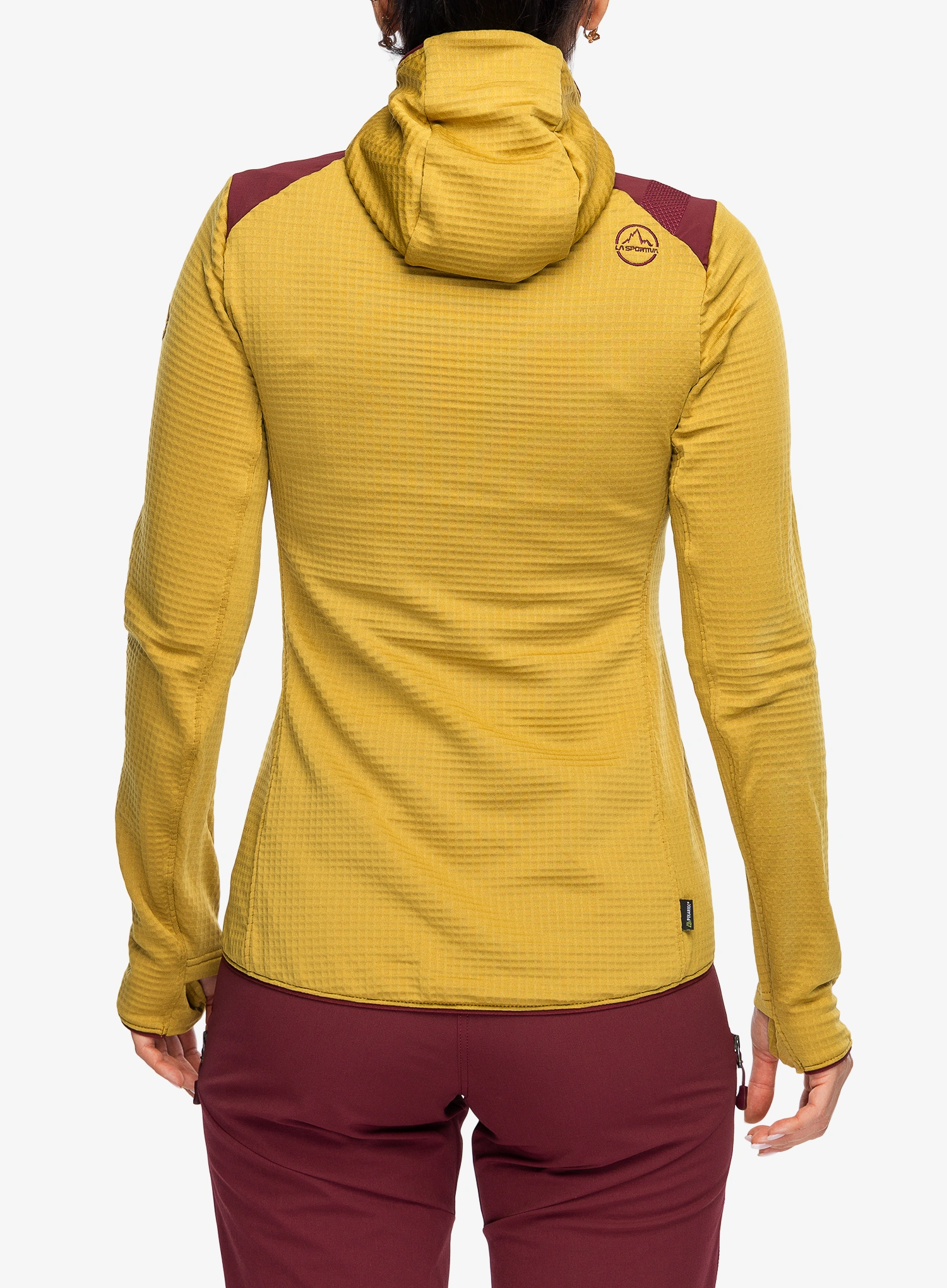Moteriškas flisas La Sportiva Lucendro Thermal Hoody - savana/redwood