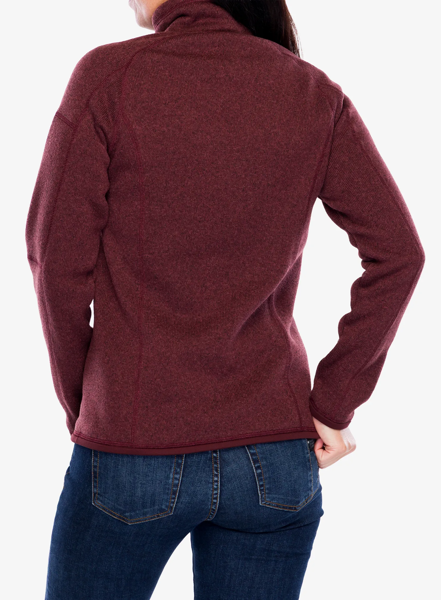 Moteriškas flisas Patagonia Better Sweater 1/4 Zip - dark ruby