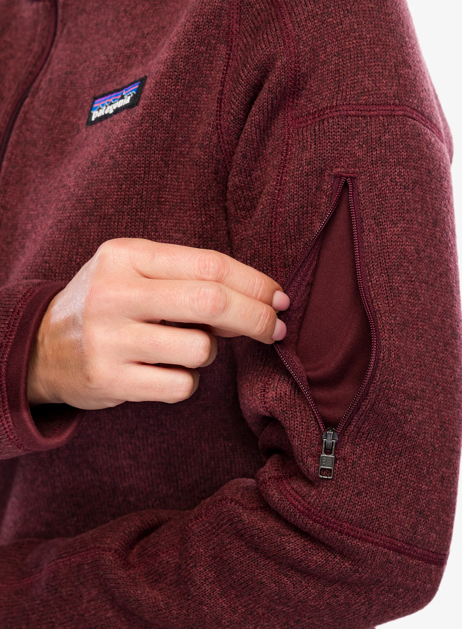 Moteriškas flisas Patagonia Better Sweater 1/4 Zip - dark ruby