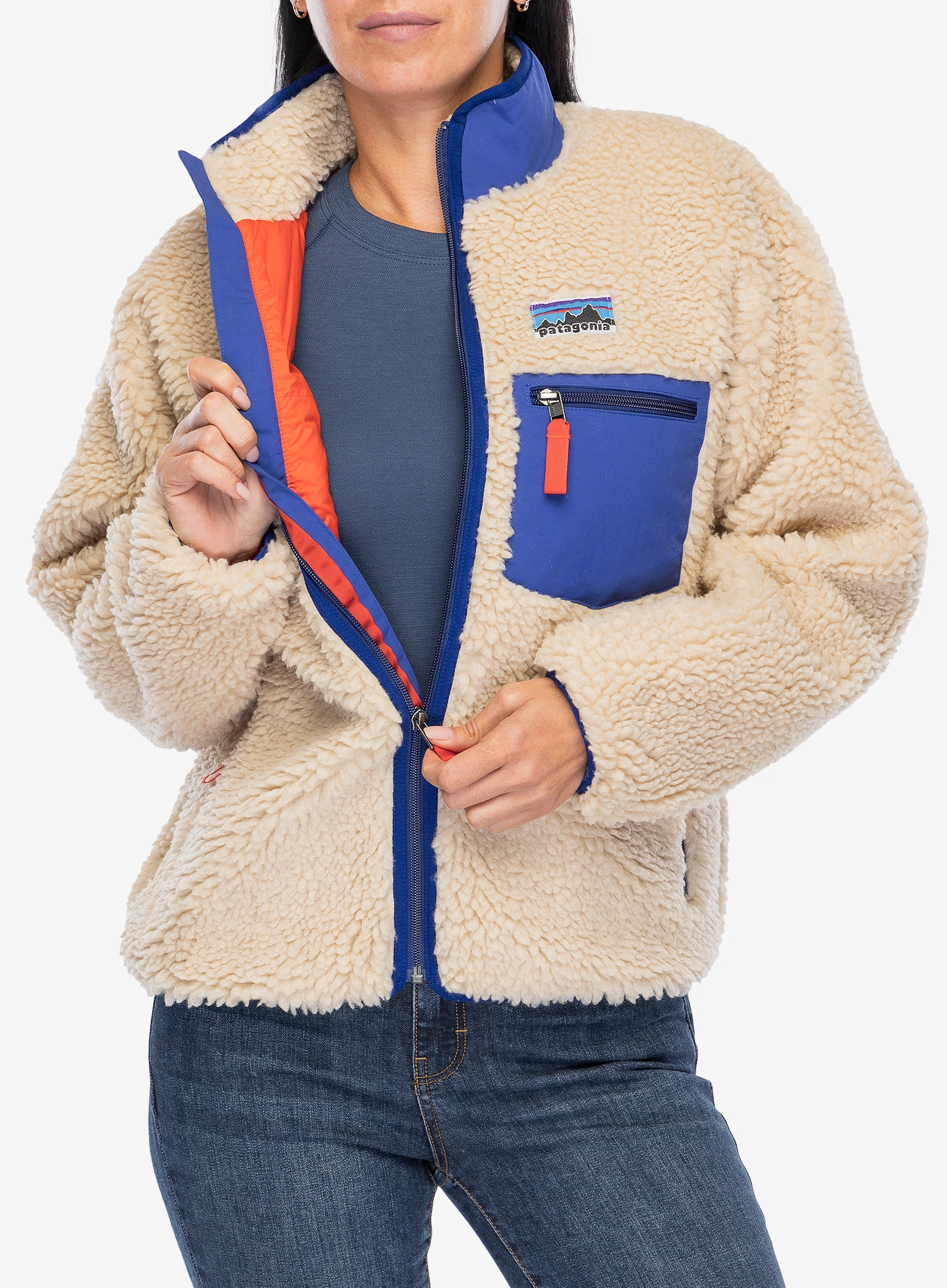 Moteriškas flisas Patagonia Classic Retro-X Jacket - dark natural