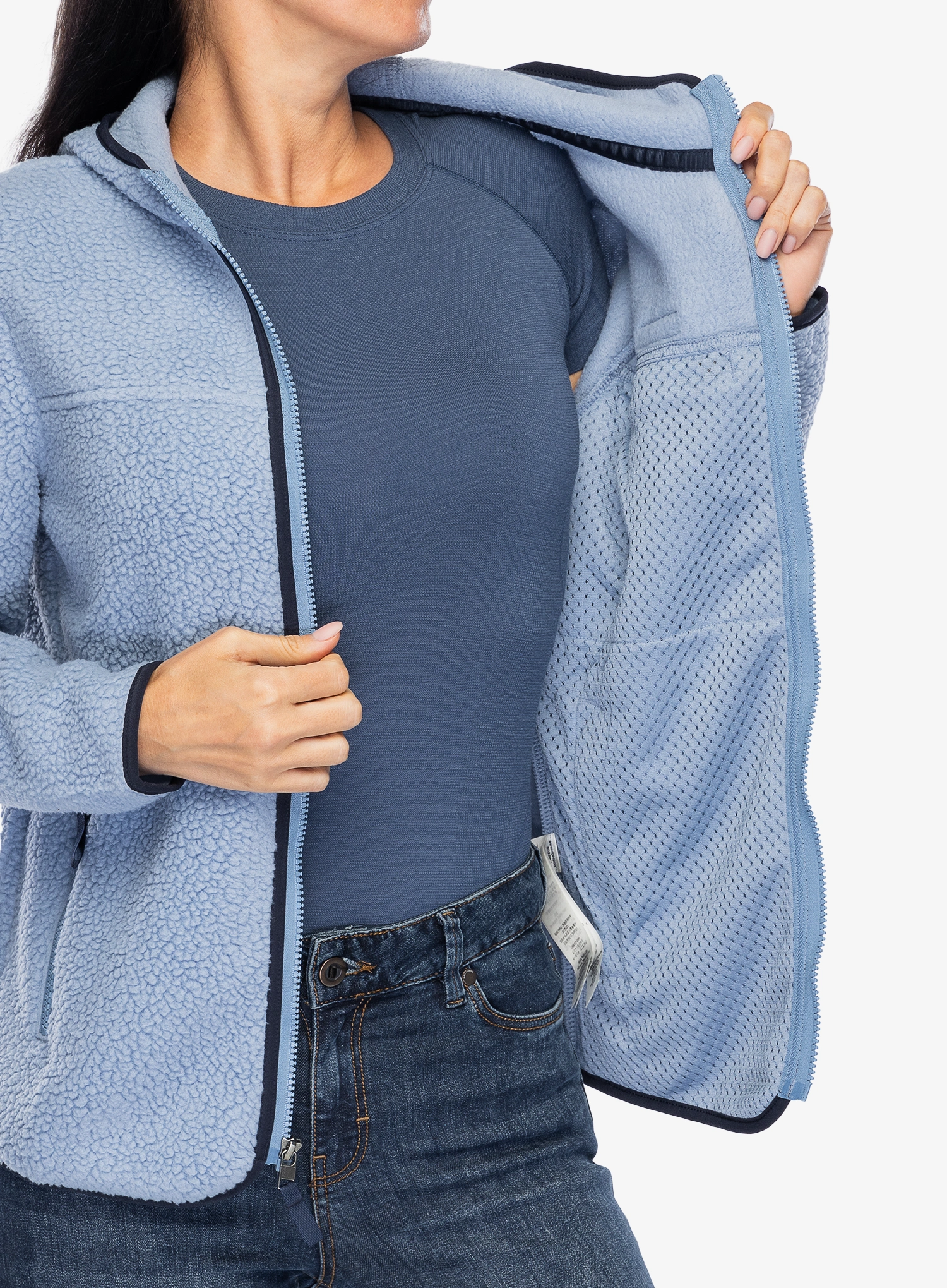 Moteriškas flisas Patagonia Retro Pile Hoody - barnacle blue