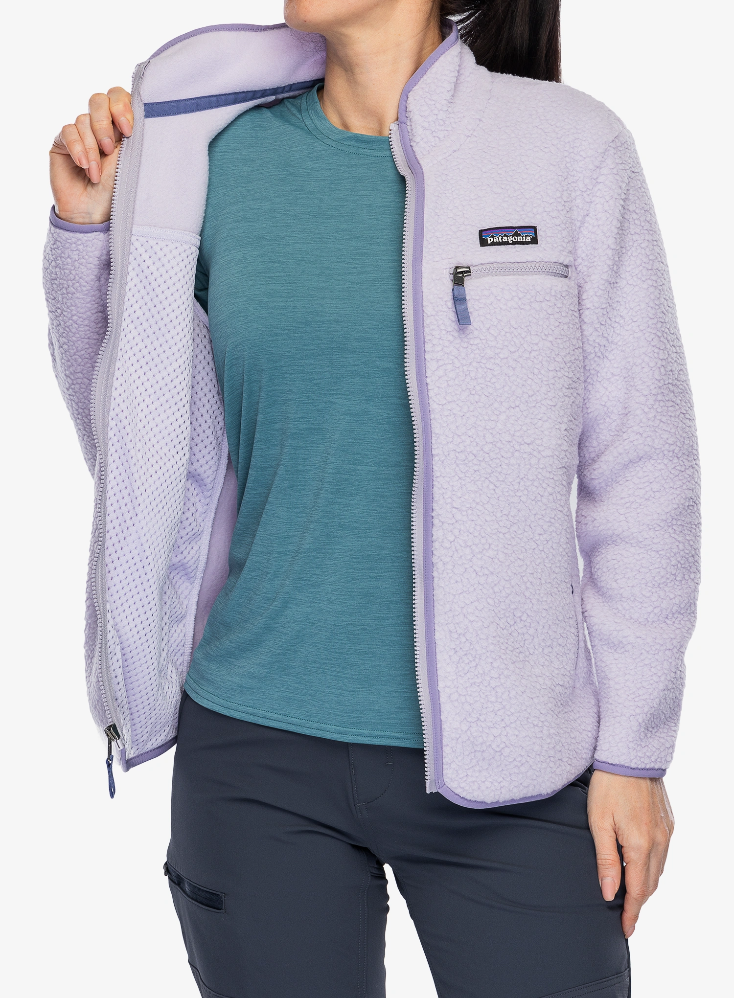 Moteriškas flisas Patagonia Retro Pile Jacket - foxglove purple