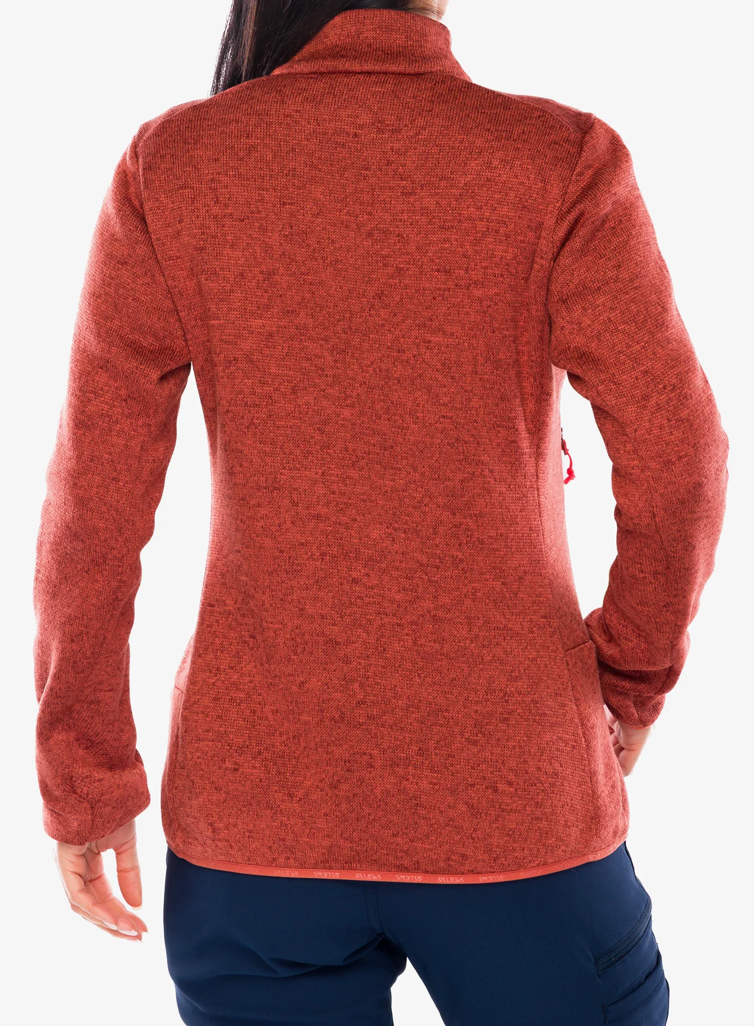 Moteriškas flisas Salewa Puez Rocca PL Jacket - etruscan red