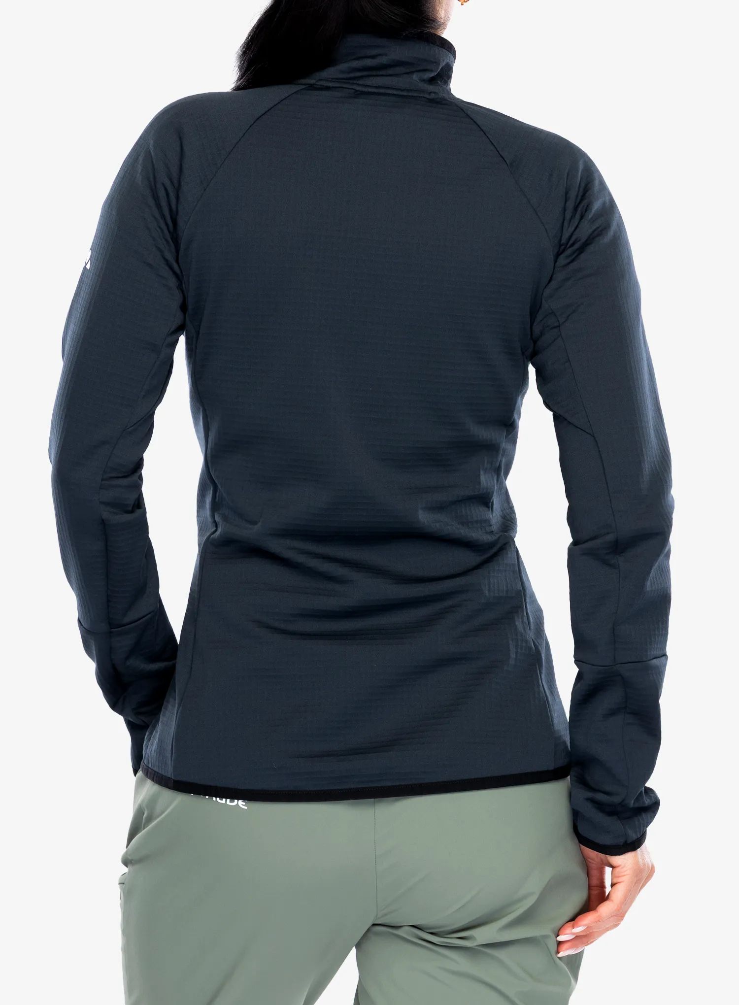 Moteriškas flisas Vaude Monviso Fleece FZ Jacket II - black/black