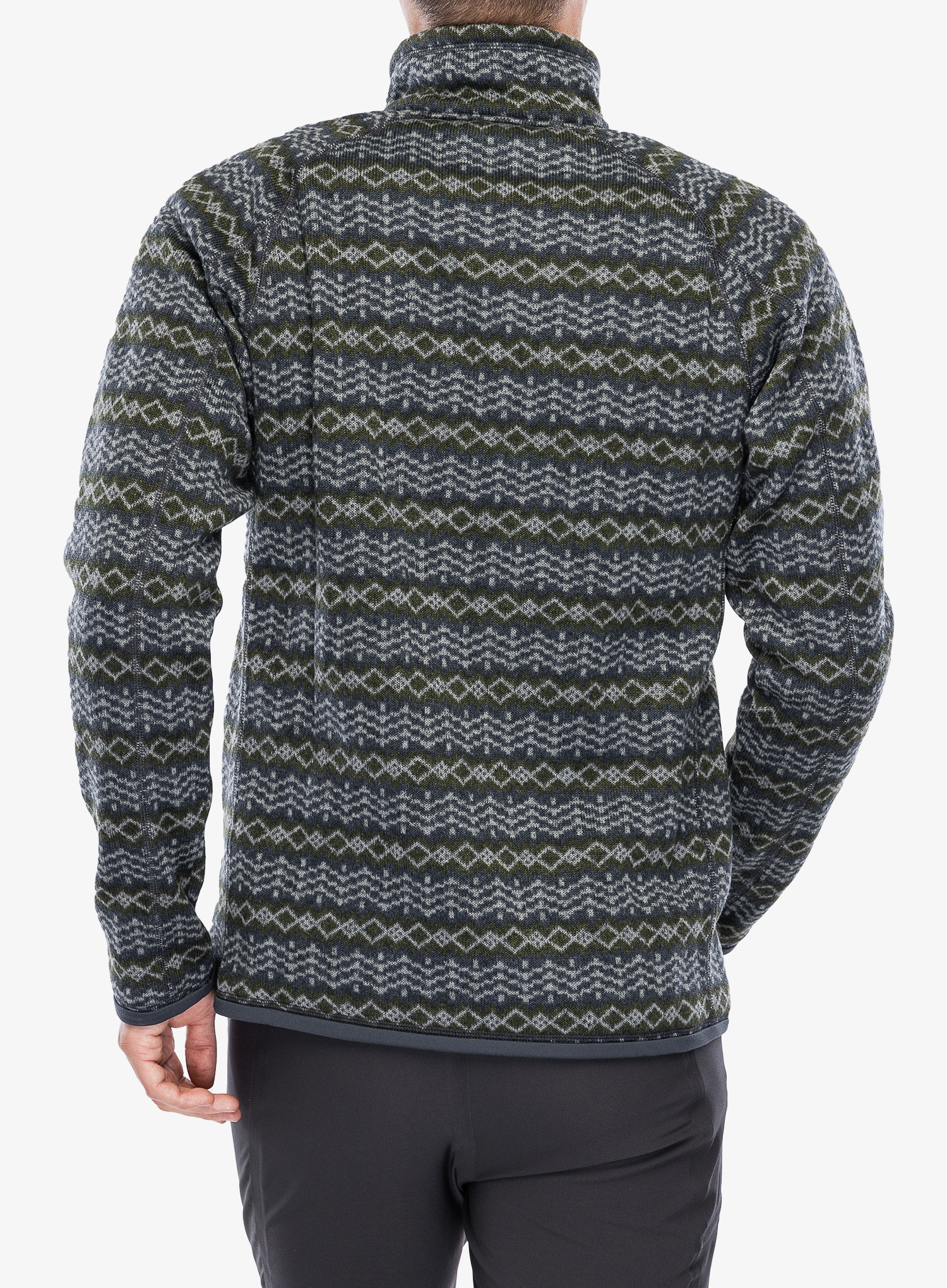 Flisinė striukė Patagonia Better Sweater Jacket - woven together/smolder blue