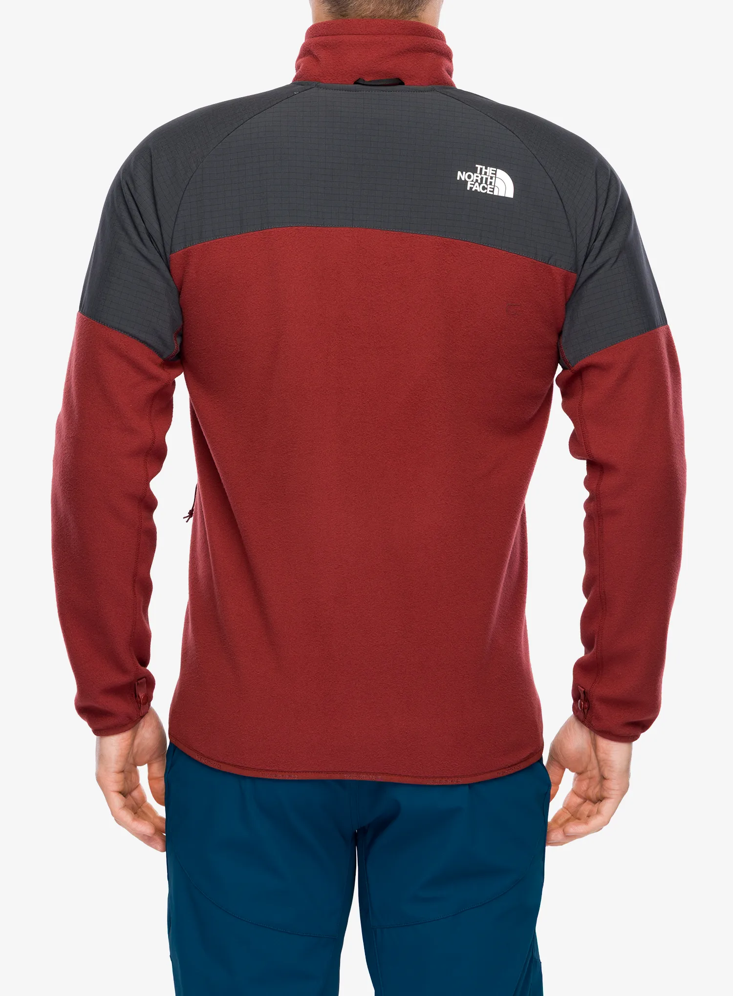 Flisinė striukė The North Face Glacier Heavyweight Full Zip Jacket - sumac/asphalt grey