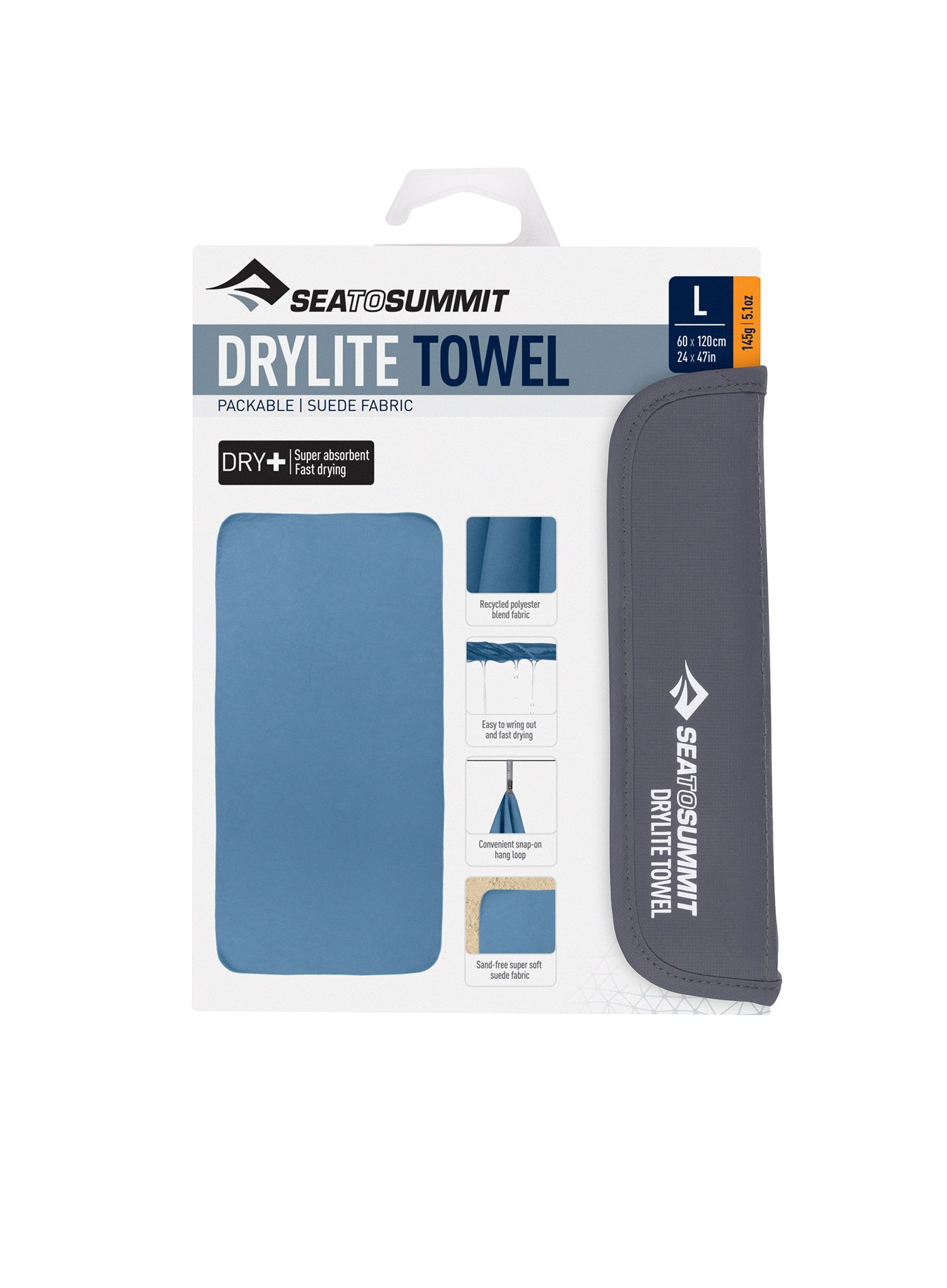 Rankšluostis Sea To Summit DryLite Towel L - moonlight