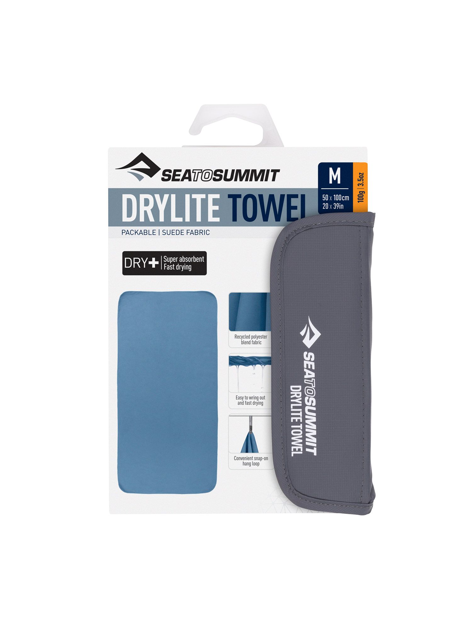 Rankšluostis Sea To Summit DryLite Towel M - moonlight