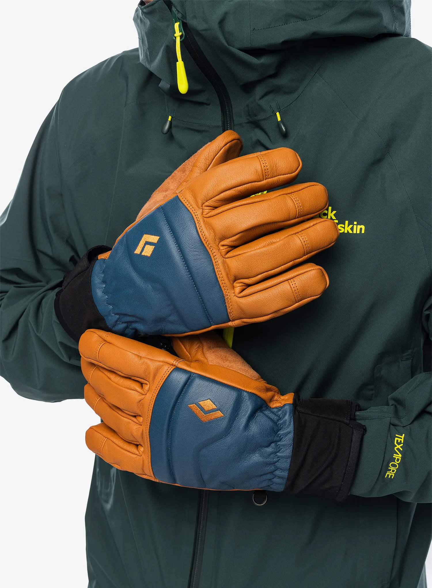 Slidinėjimo pirštinės Black Diamond Spark Gloves - henna/blue