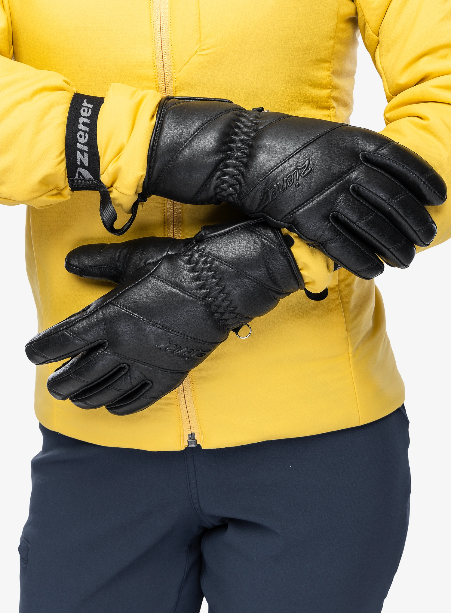 Slidinėjimo pirštinės moterims Ziener Kannah AS PR Glove - black