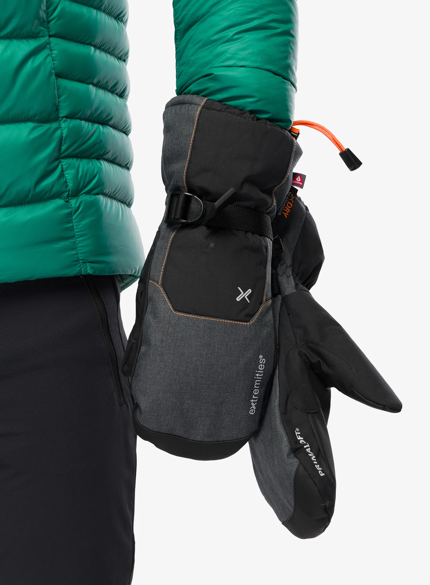 Slidinėjimo pirštinės Extremities Meridian Glove - black/grey