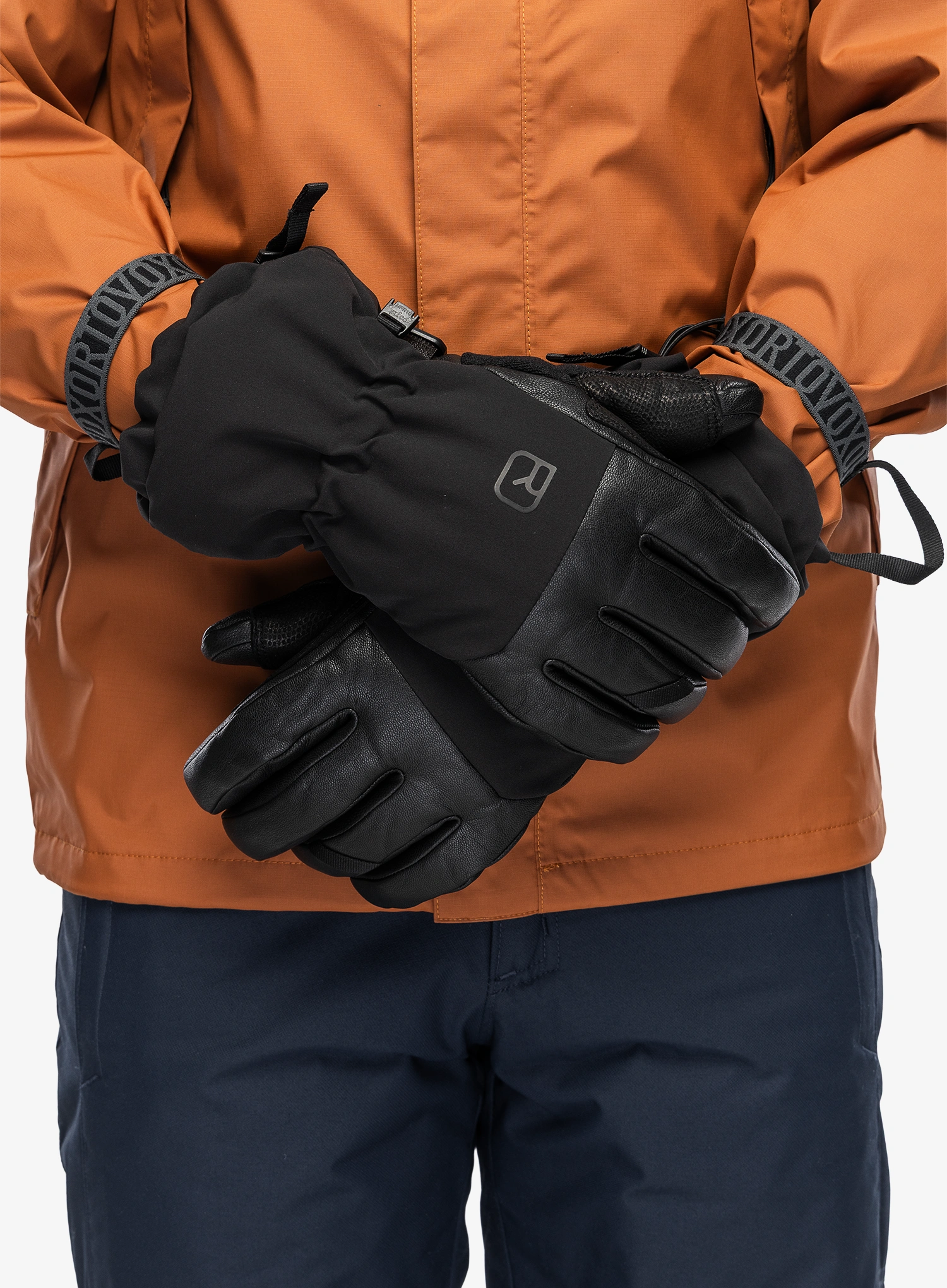 Slidinėjimo pirštinės Ortovox Merino Freeride Glove - black raven/black