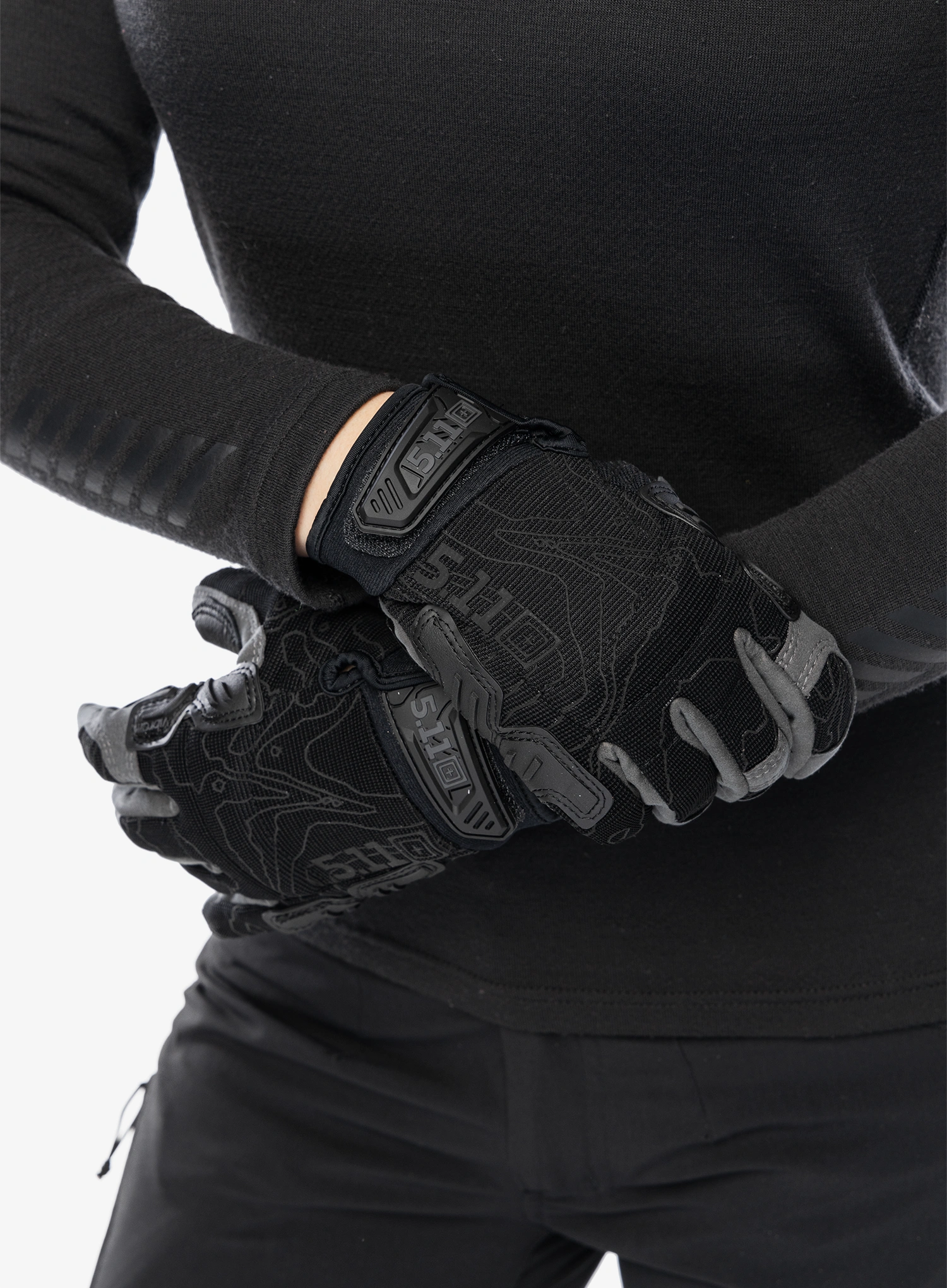 Taktinės pirštinės 5.11 Rope K9 Glove - black