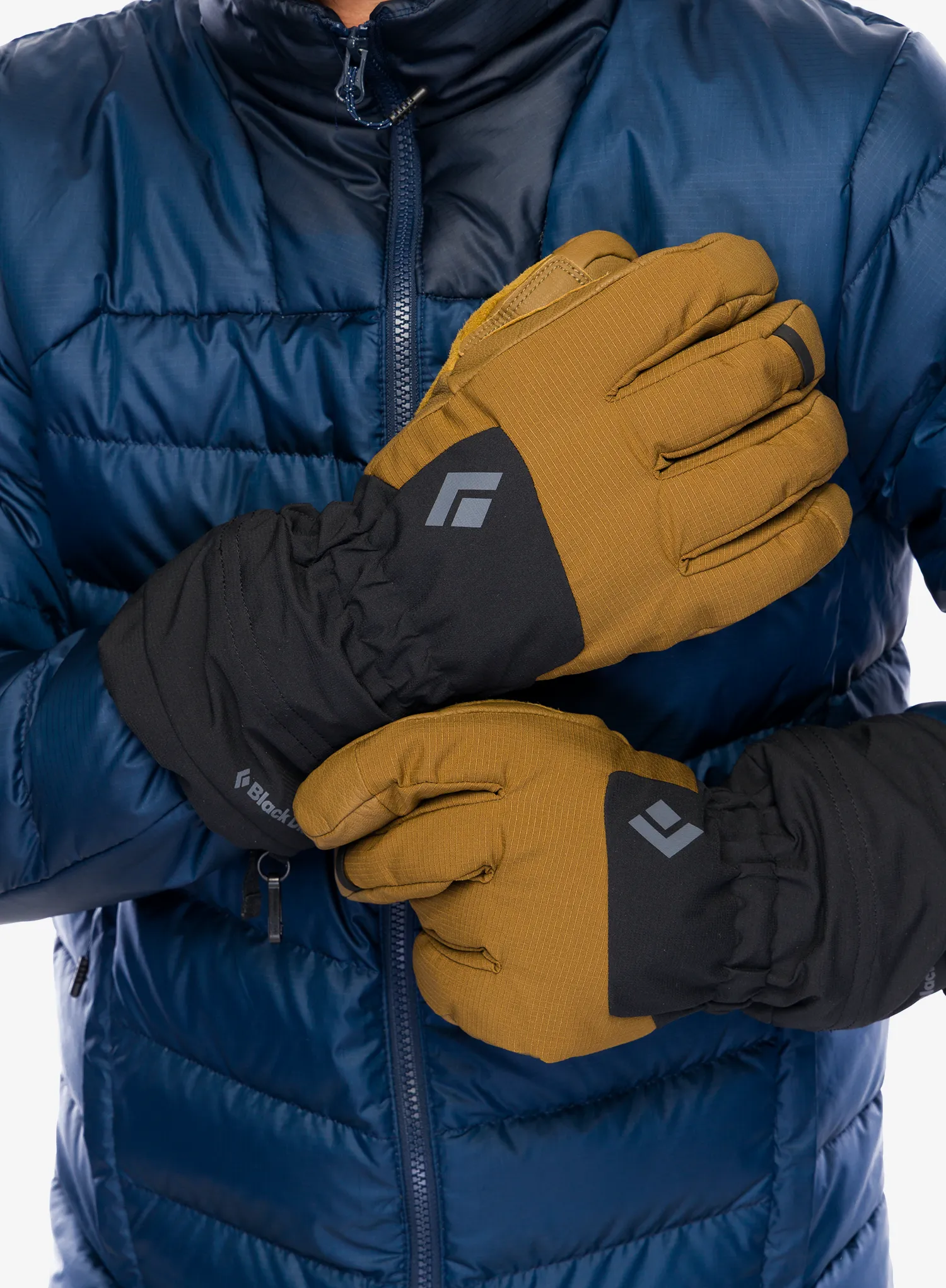 Pirštinės kalnų žygiui Black Diamond Soloist Gloves - dark curry