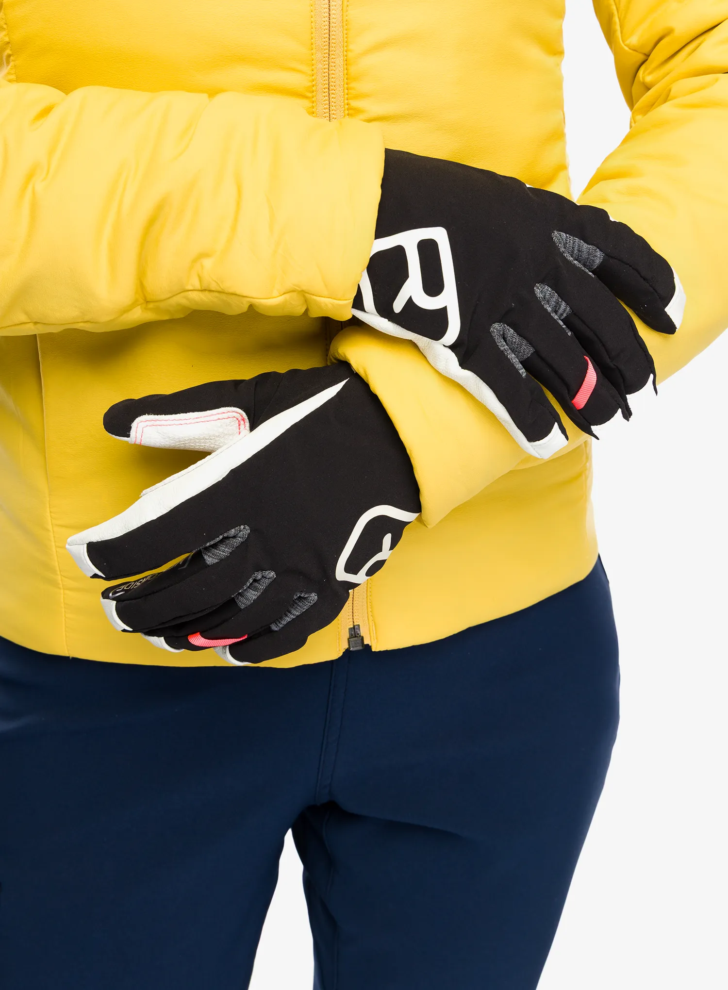 Moteriškos pirštinės Ortovox Tour Glove - black raven